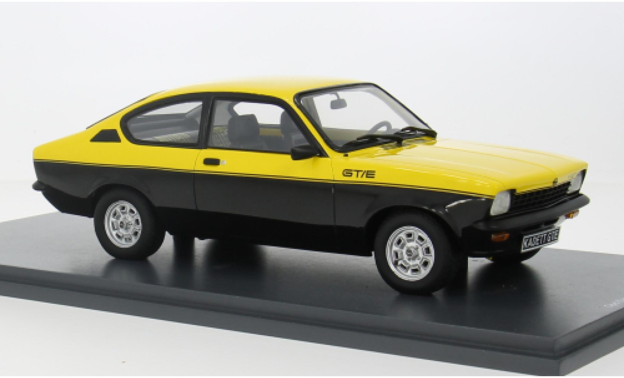 Opel Kadett 1/18 Schuco ProR C GT/E geel/zwart 1976 1:18 modelauto