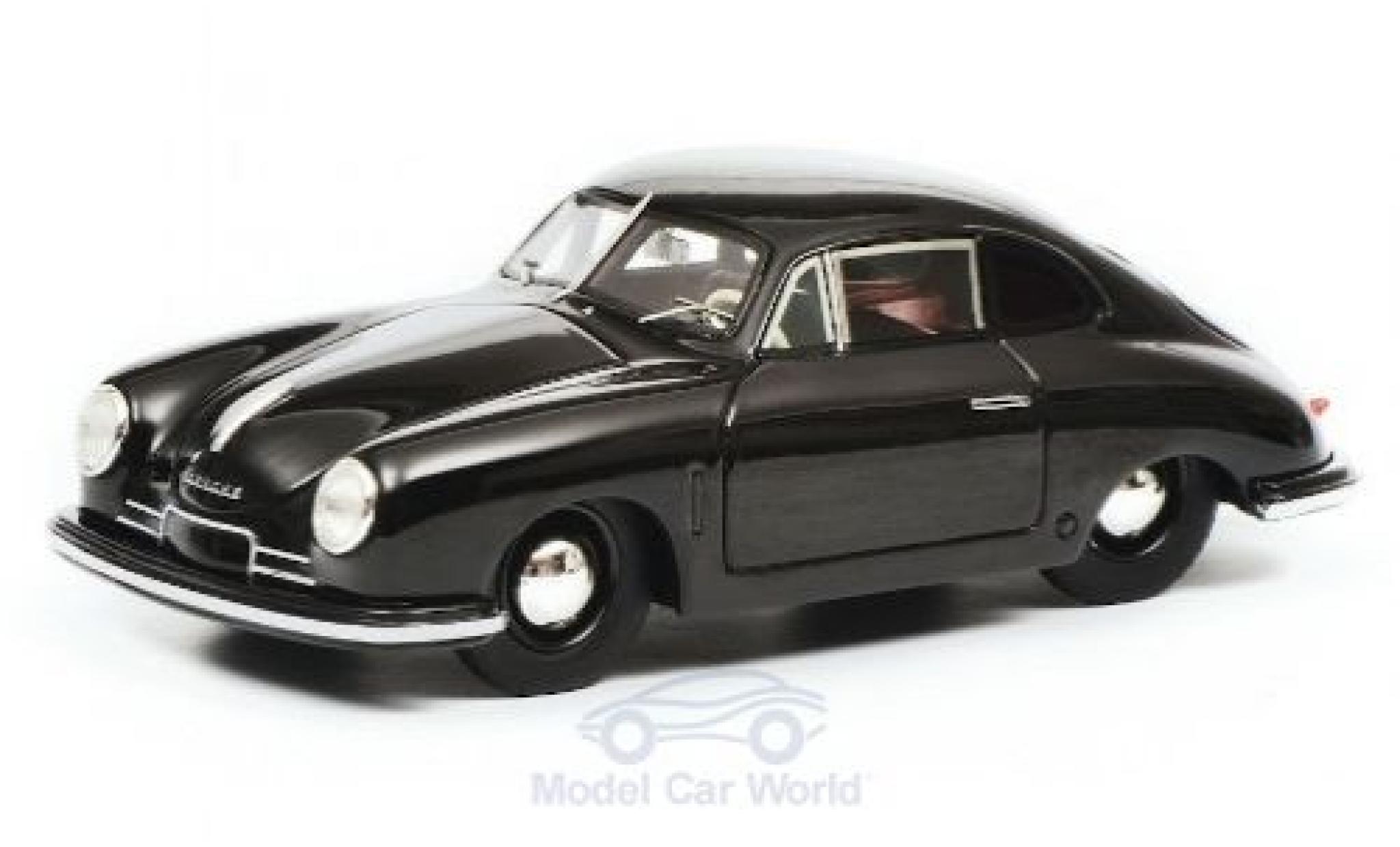 Porsche 356 1/18 Schuco Gm&uuml;nd zwart modelauto