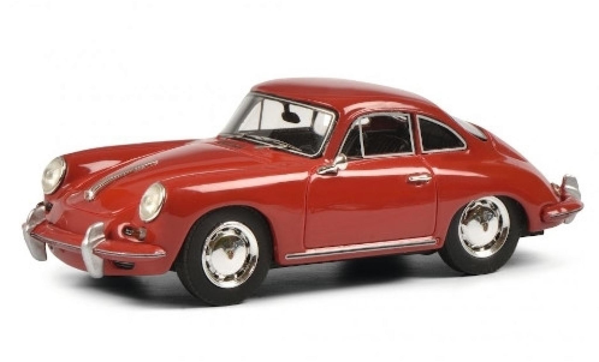 Porsche 356 1/43 Schuco SC rood modelauto