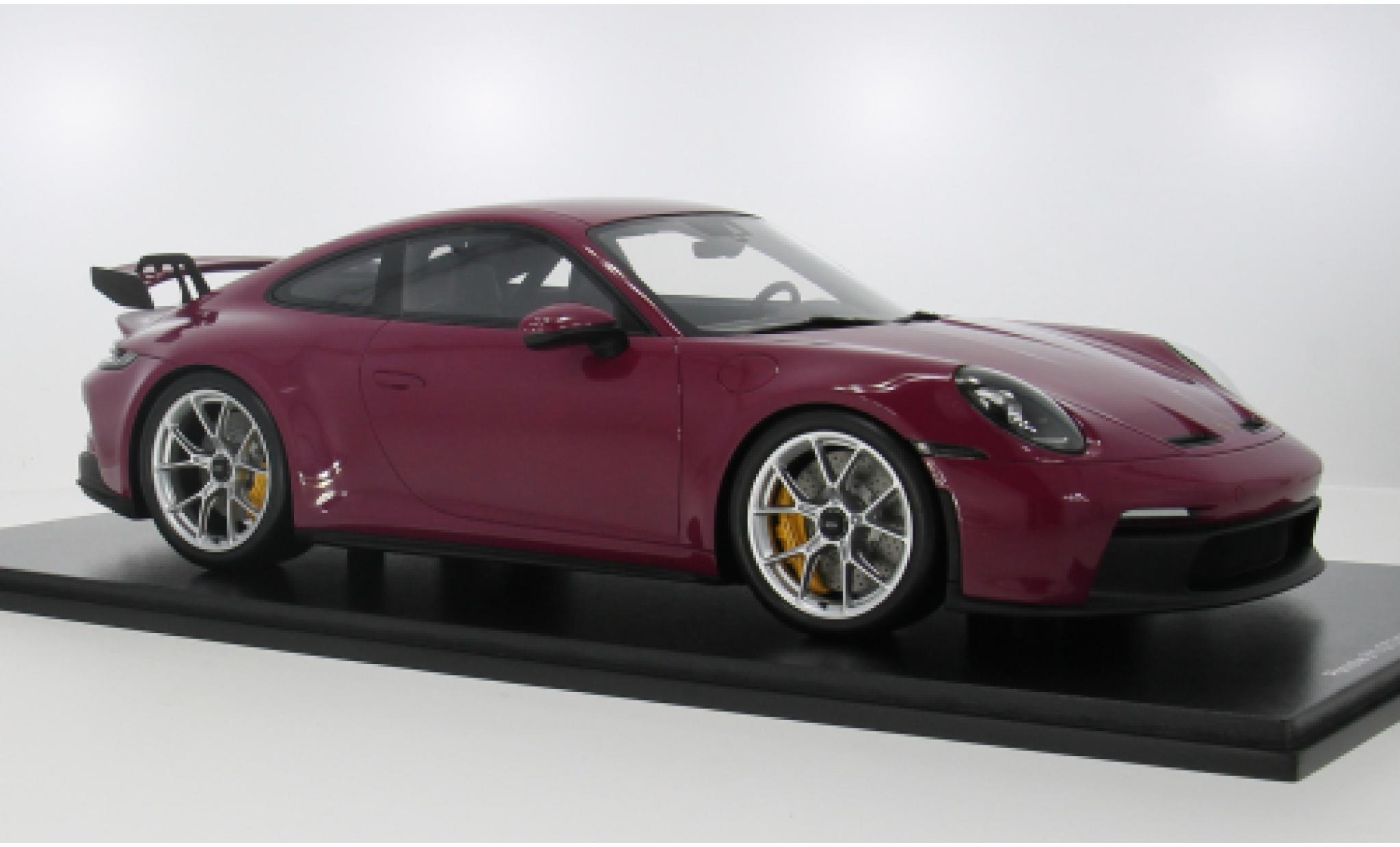 Porsche 992 GT3 1/12 Schuco ProR 911  metallic rood 2021 1:12 modelauto