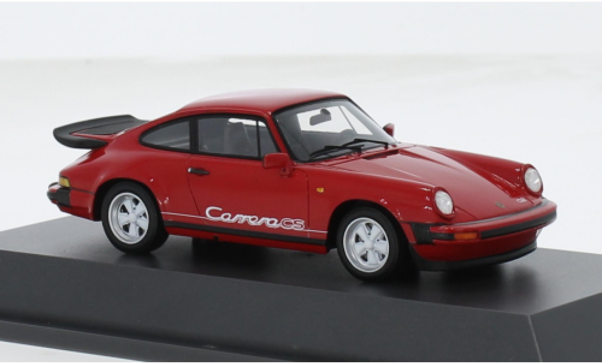 Porsche 911 1/43 Schuco ProR Carrera 3.2 CS rood 1:43 modelauto