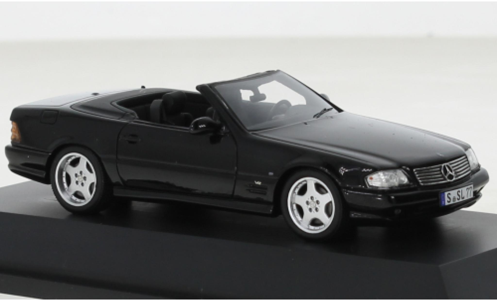 Mercedes Classe SL 1/43 Schuco SL 73 zwart modelauto