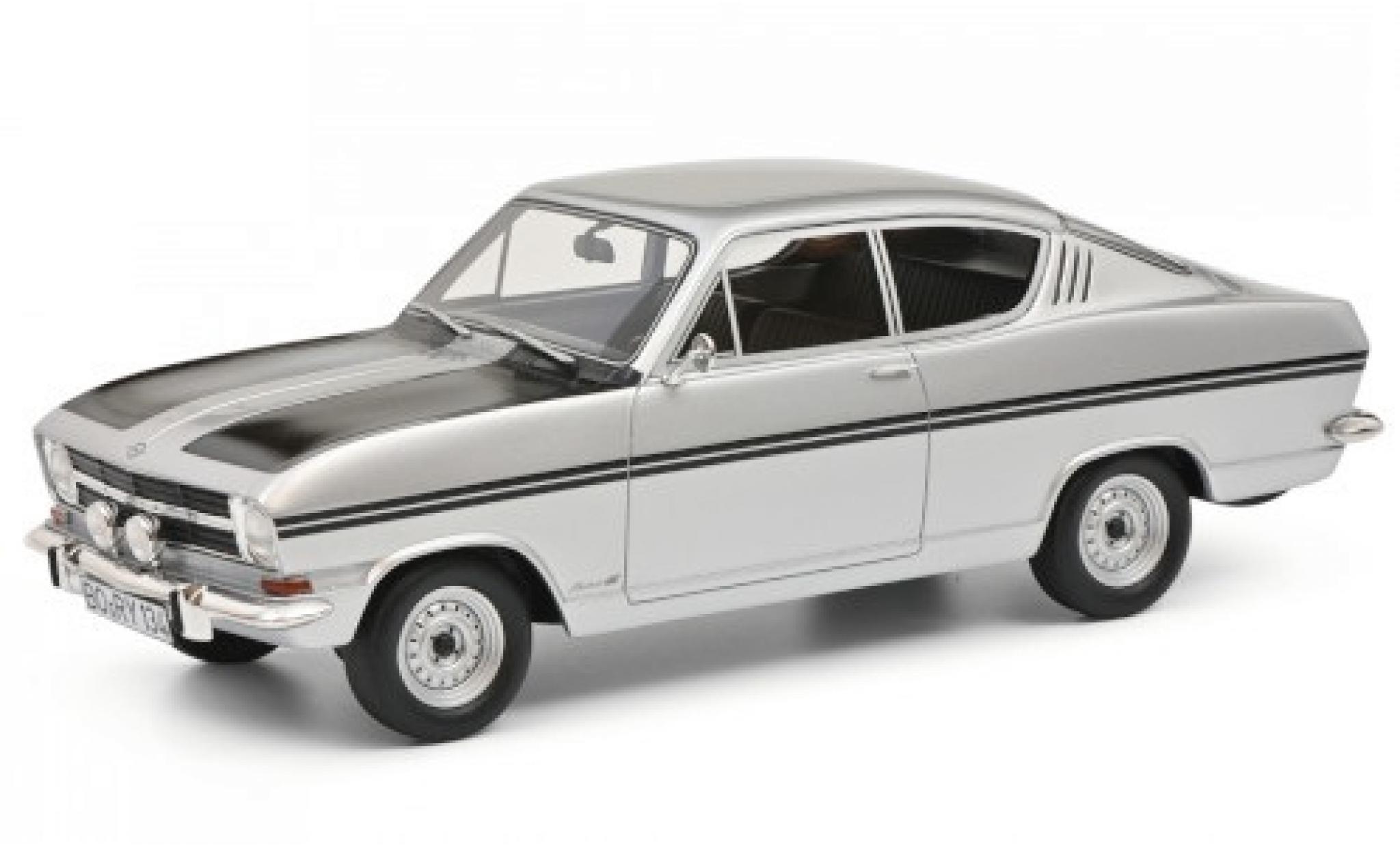 Opel Kadett 1/18 Schuco B Rallye Coupe grijs/Dekor Kiemencoupe 1965 modelauto