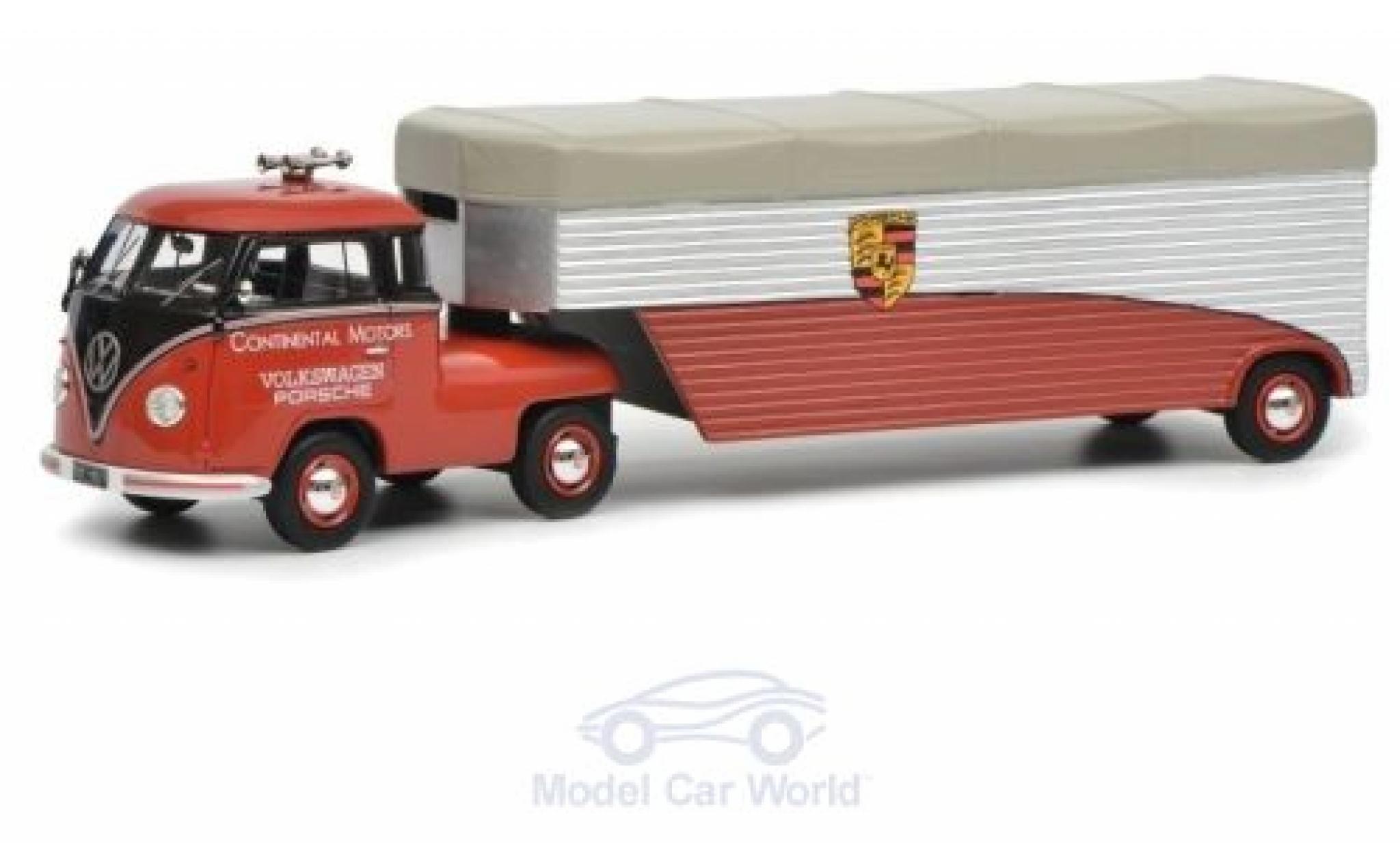 Volkswagen T1 1/18 Schuco b Renntransporter Continental Motors modelauto