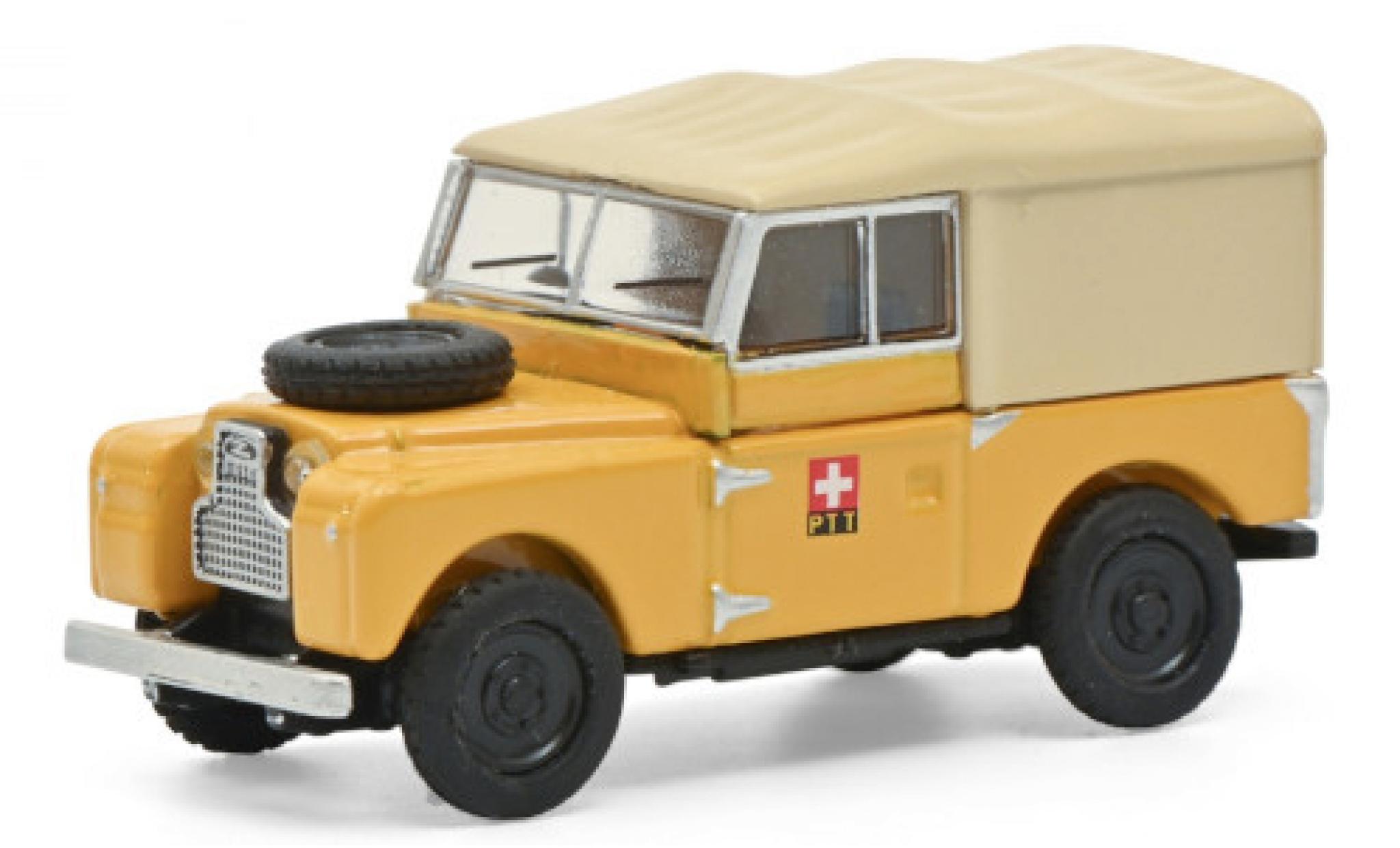 Land Rover 88 1/87 Schuco RHD PTT (CH) modelauto