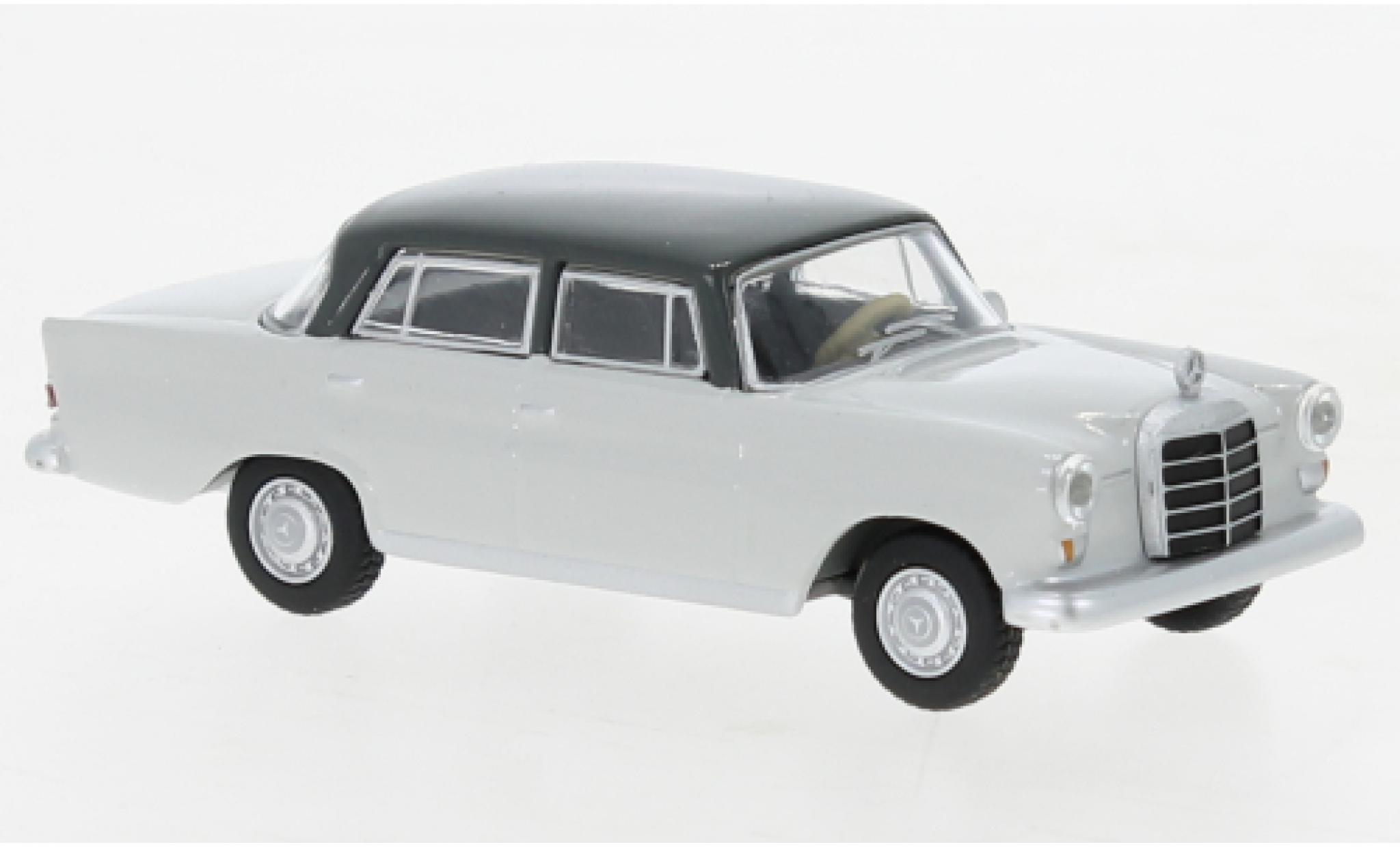 Mercedes 200 1/64 Schuco D (W110) grijs/grijs modelauto