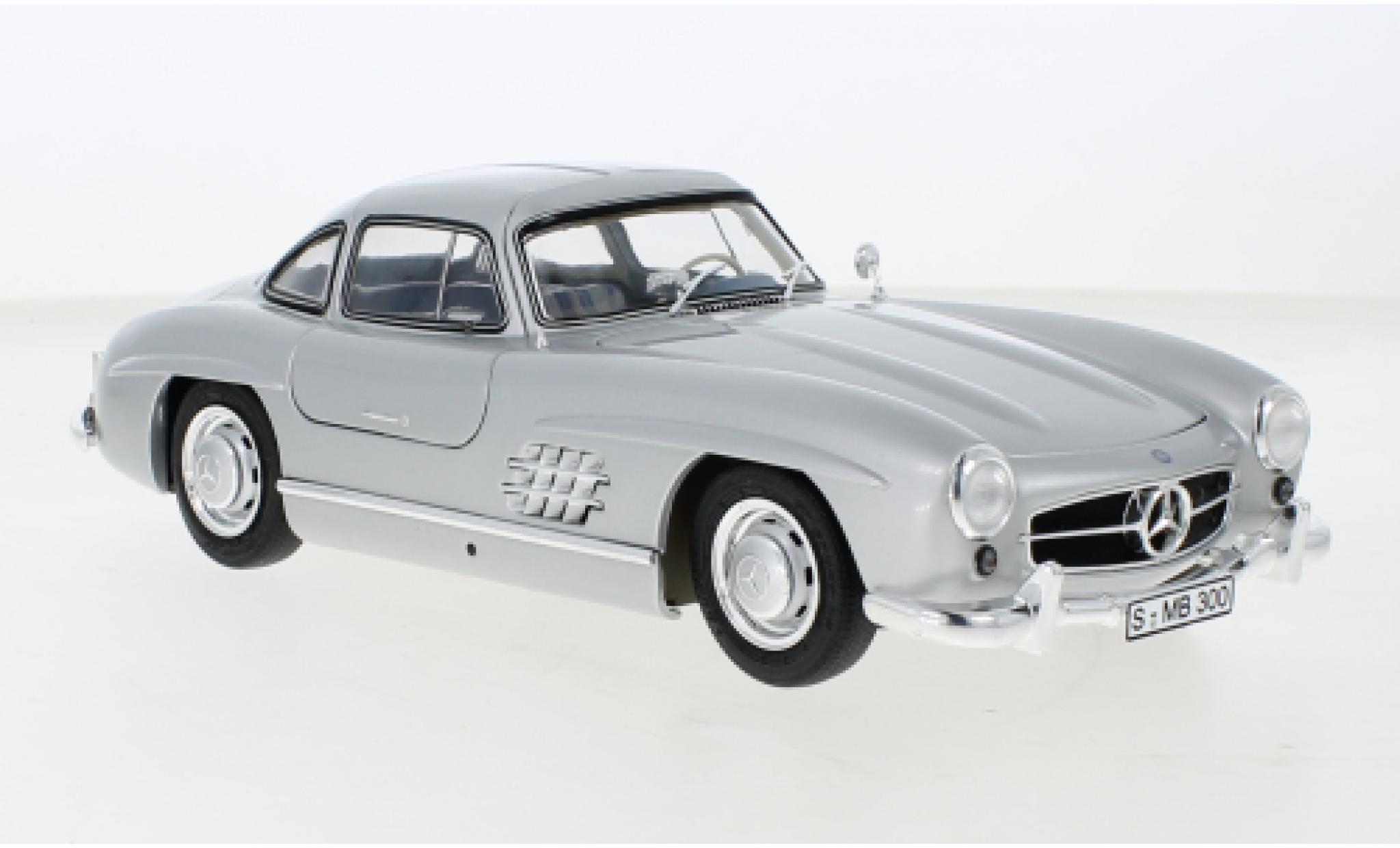 Mercedes 300 1/18 Schuco SL grijs 1955 modelauto