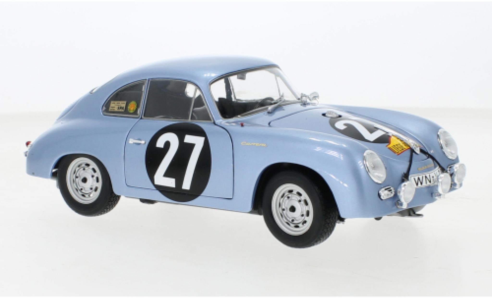 Porsche 356 1/18 Schuco A Carrera No.27 Rally L&uuml;ttich-Rom-L&uuml;ttich 1959 modelauto