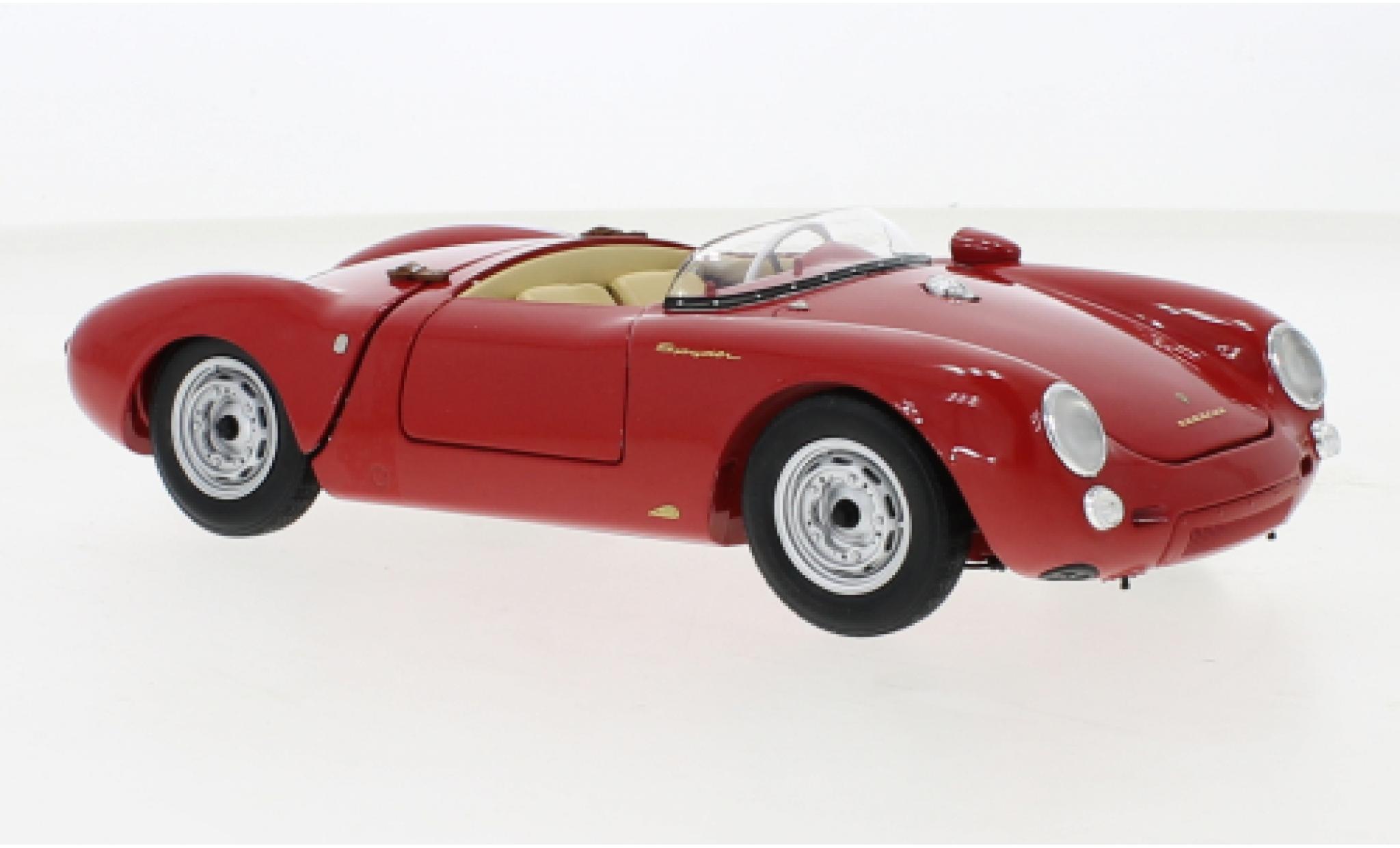 Porsche 550 1/18 Schuco A Spyder rood 1953 modelauto