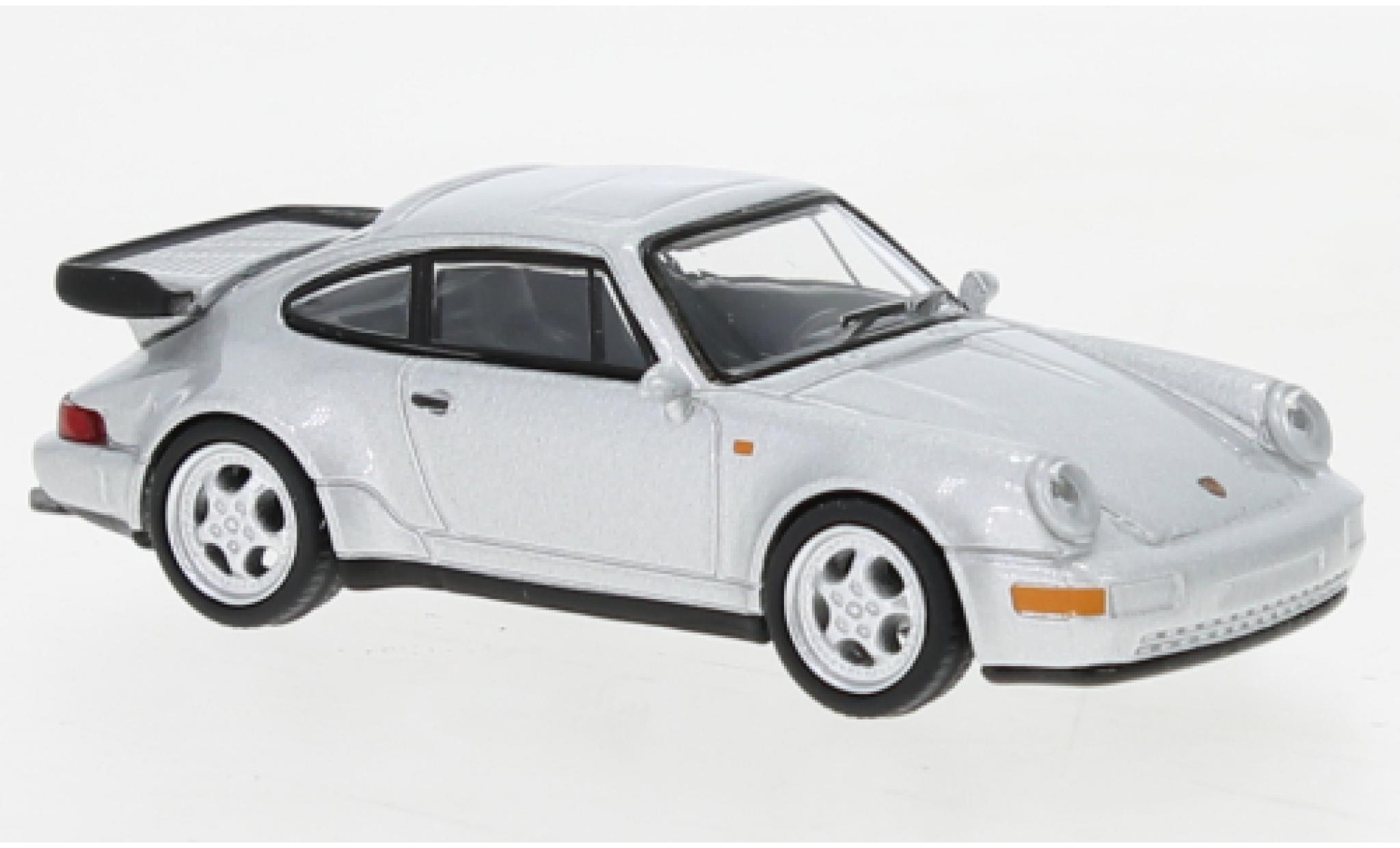 Porsche 993 Turbo 1/64 Schuco 911 (964) 3.6 grijs 1 modelauto