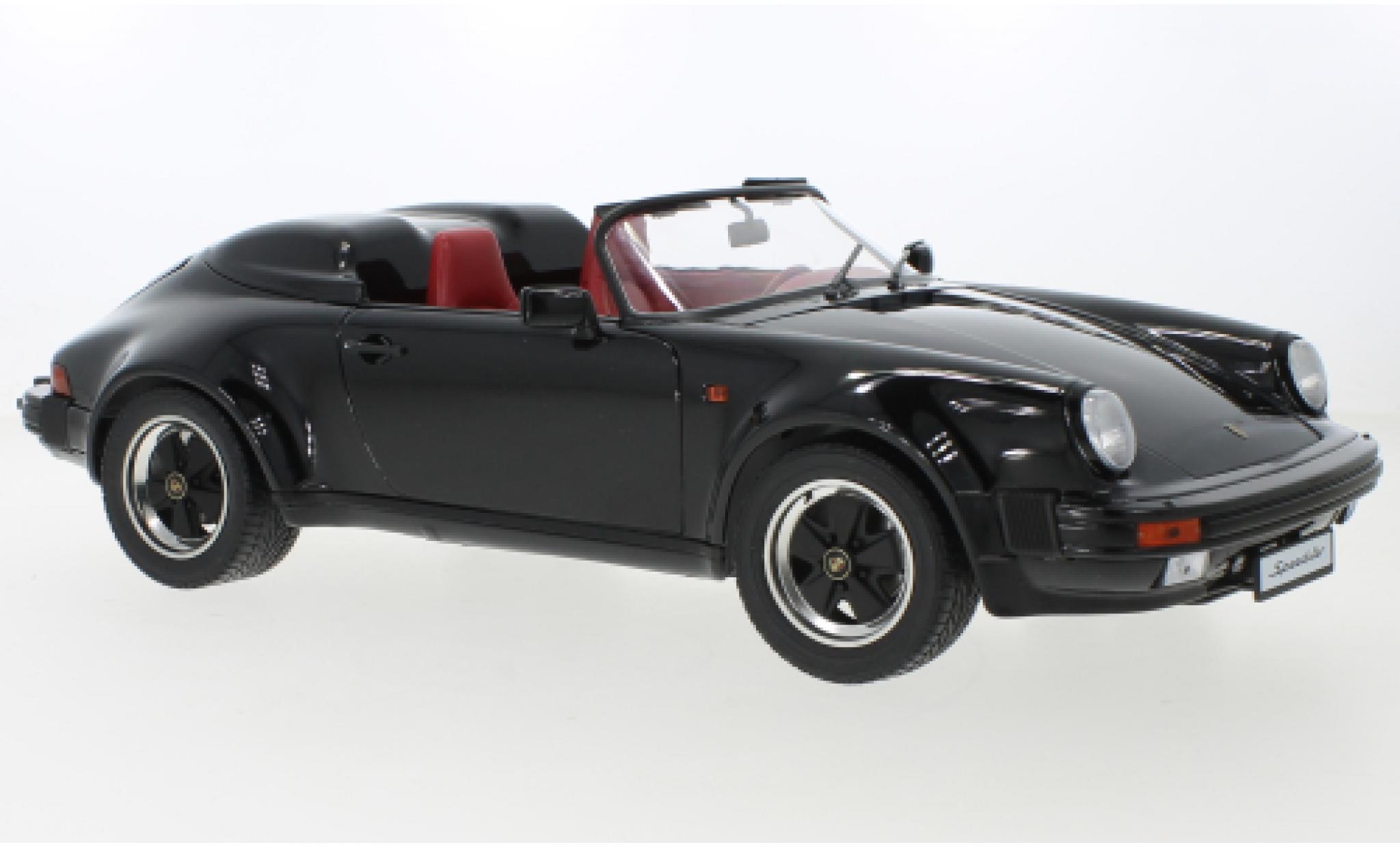 Porsche 930 Speedster 1/12 Schuco 911 zwart 1989 modelauto