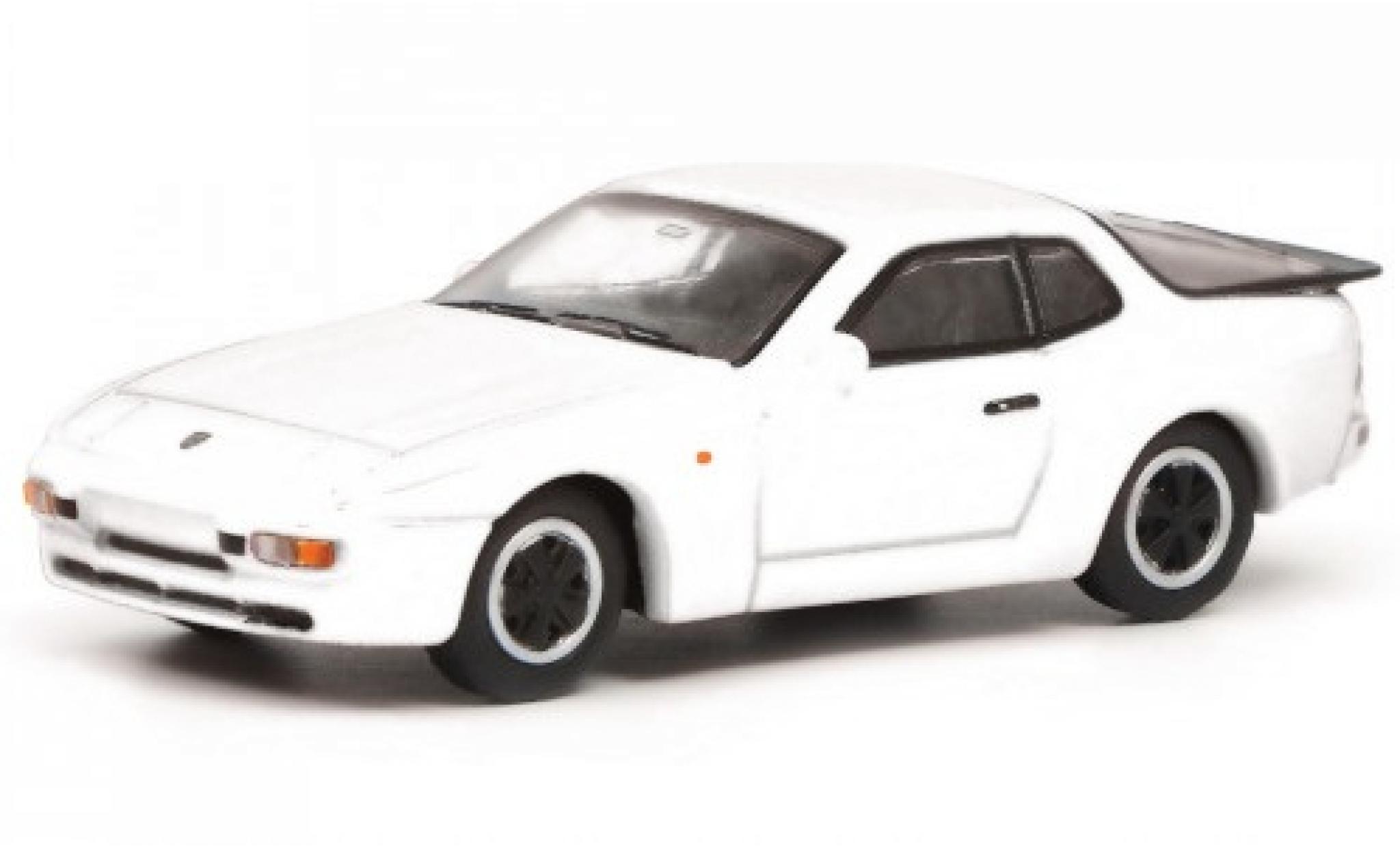 Porsche 944 1/87 Schuco wit modelauto