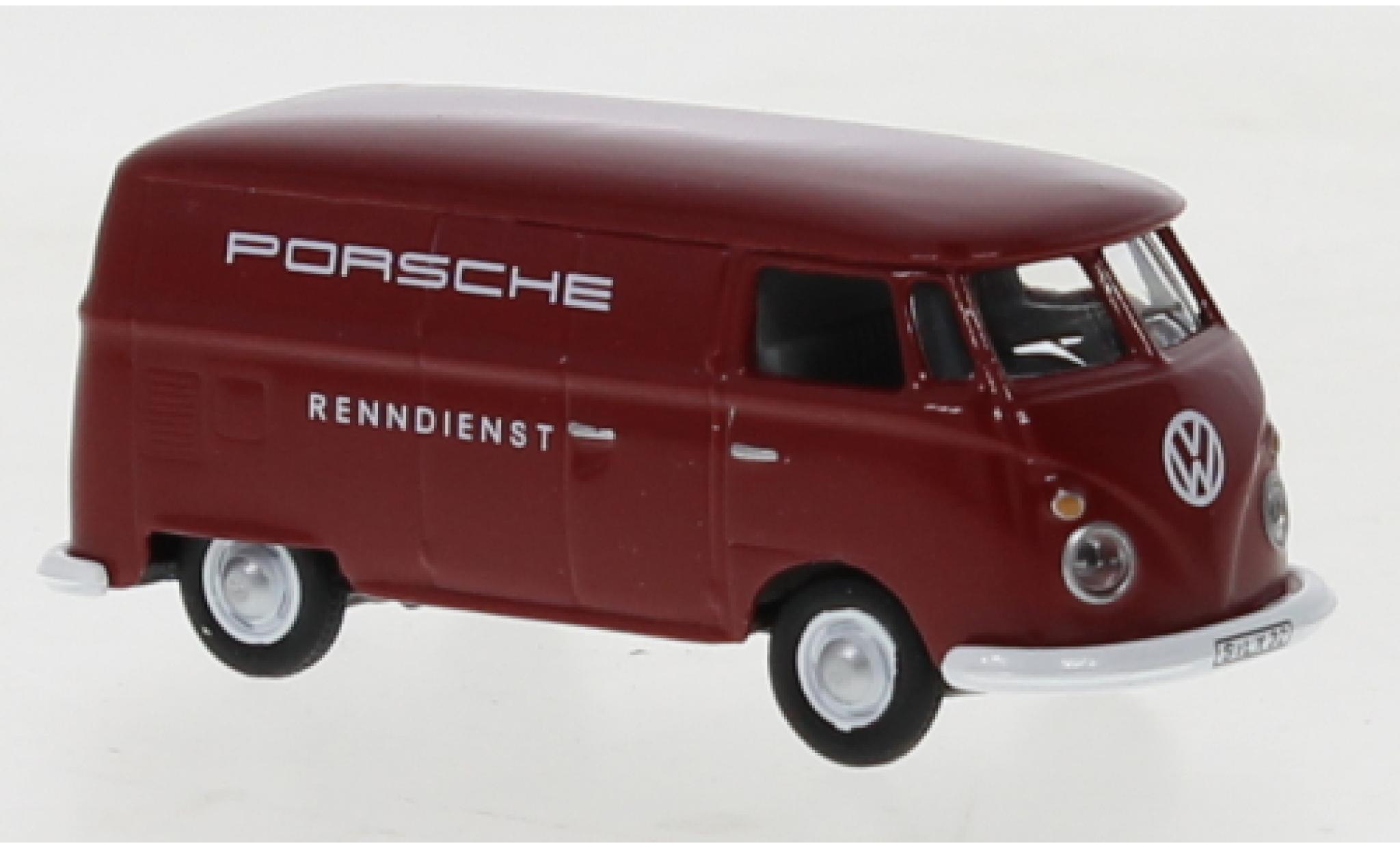 Volkswagen T1 1/87 Schuco Bestelwagen Porsche Renndienst modelauto