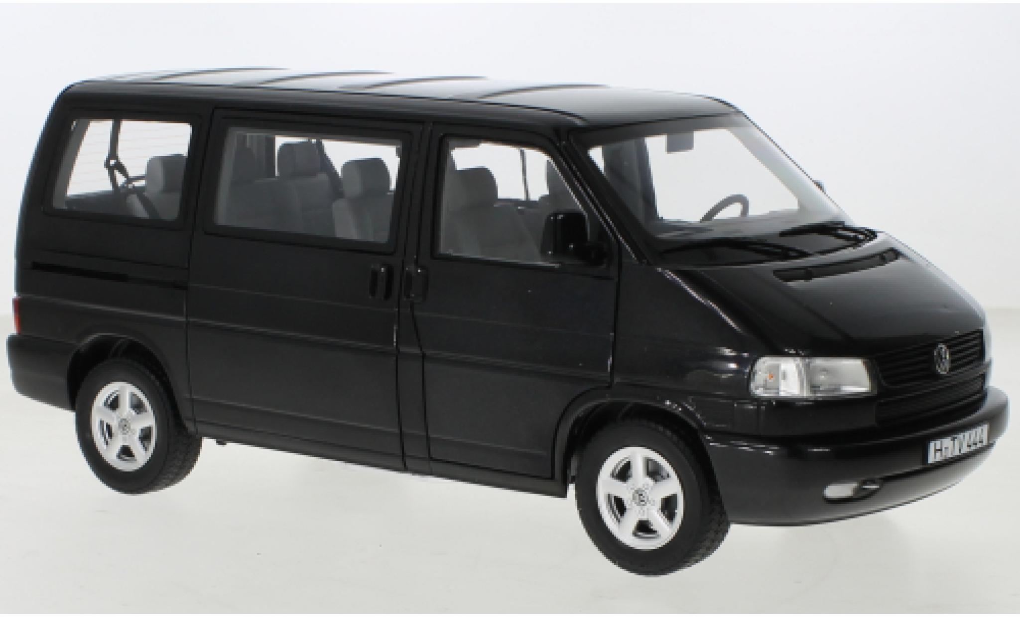 Volkswagen T4 1/18 Schuco b Bus Caravelle metallic zwart modelauto