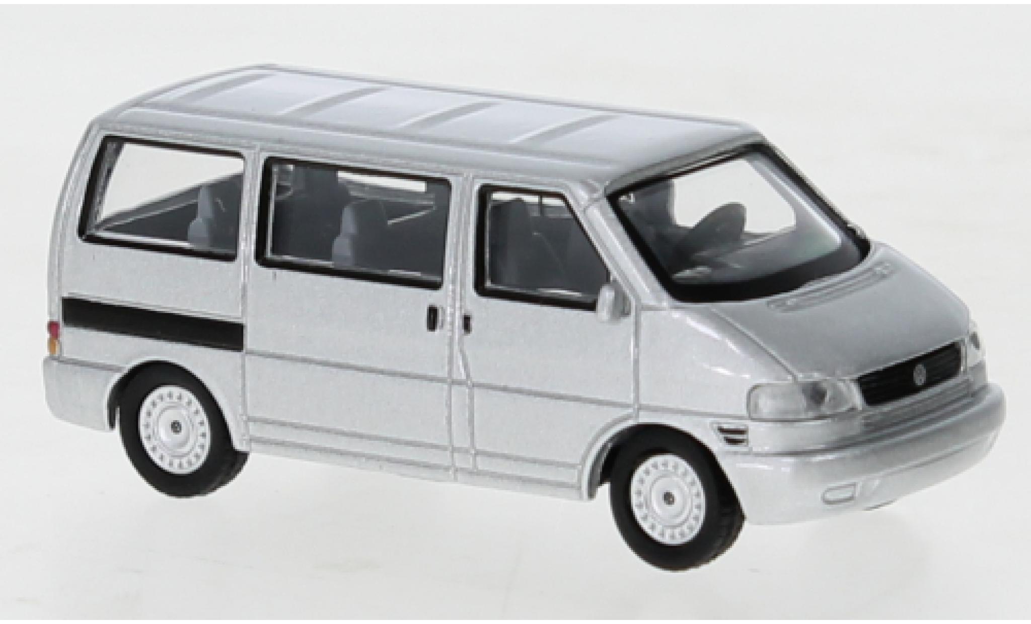 Volkswagen T4 1/87 Schuco b Bus Caravelle grijs 1996 modelauto