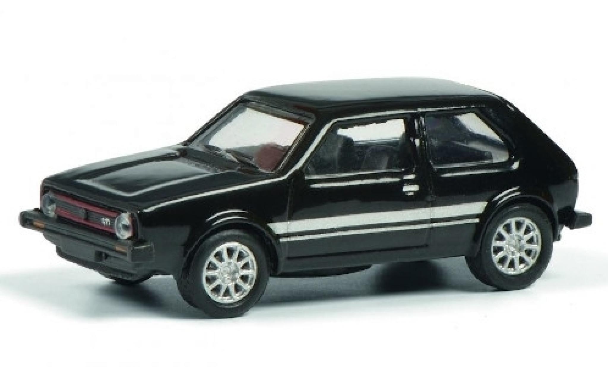 Volkswagen Golf 1/87 Schuco I GTI zwart/Dekor modelauto