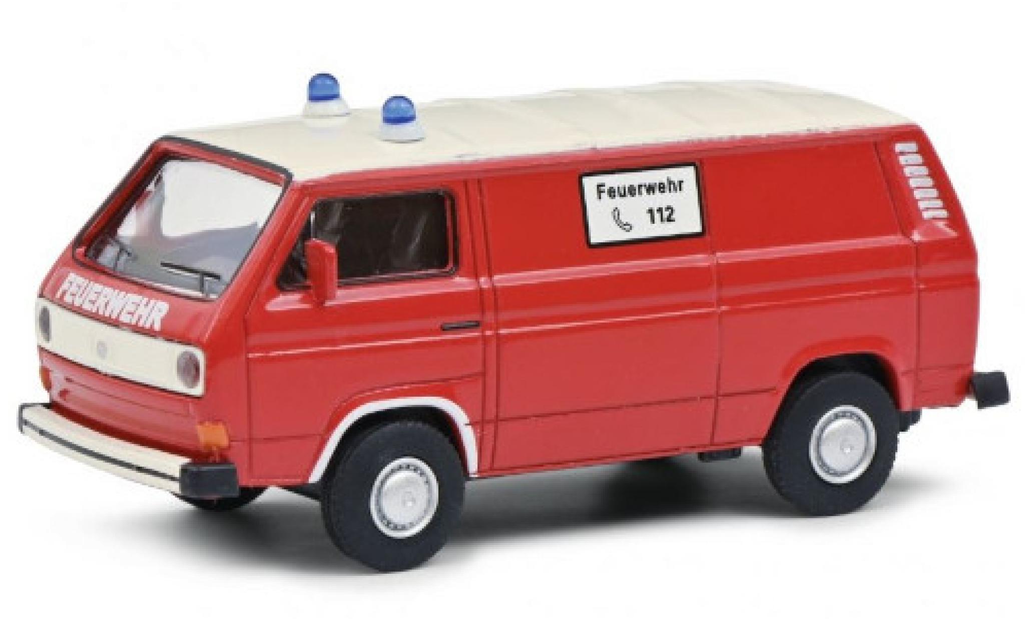 Volkswagen T3 1/64 Schuco Kasten Brandweer modelauto