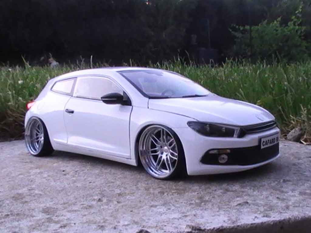 Volkswagen Scirocco 1/18 Norev 3 r wit jantes 19 pouces modelauto