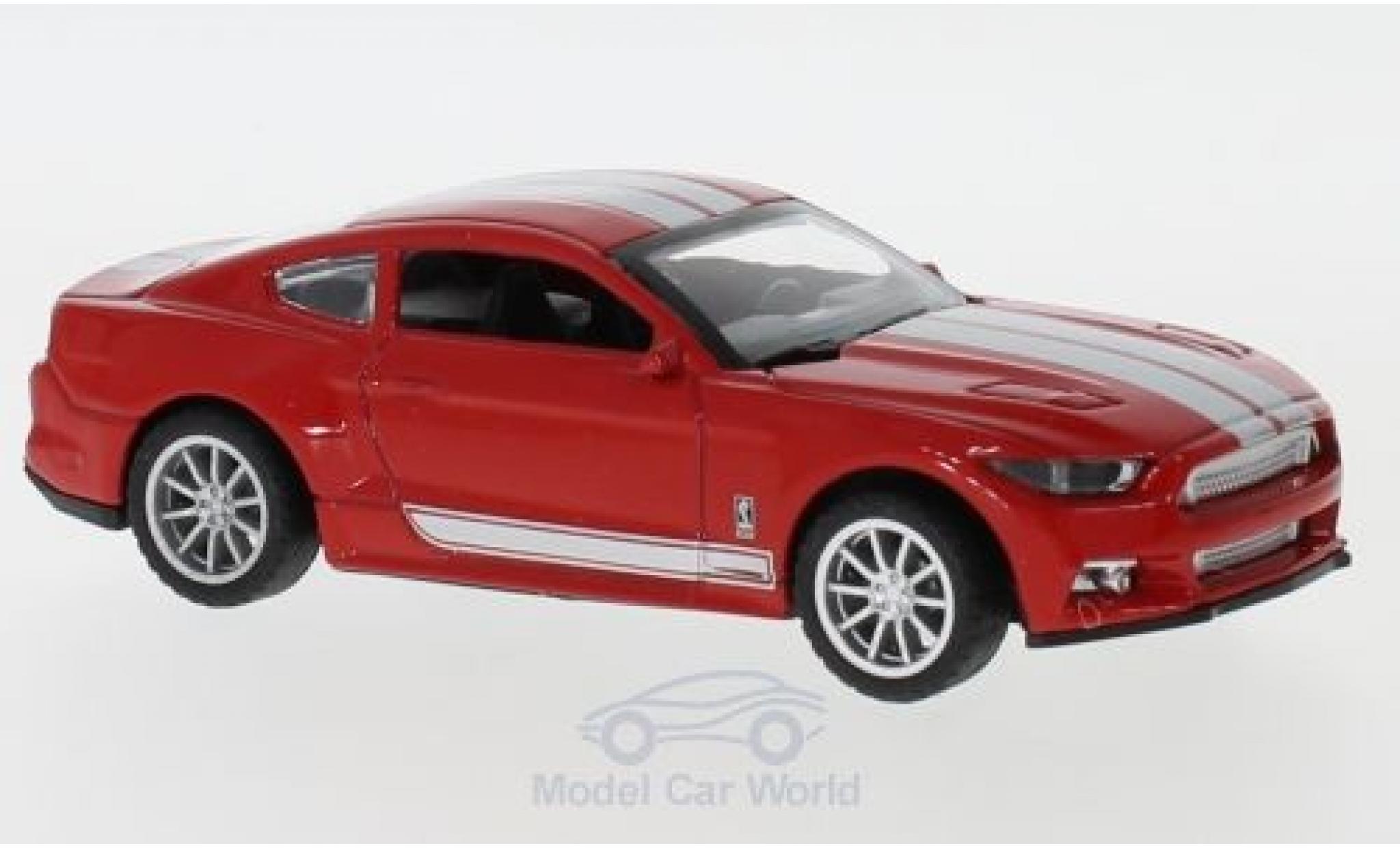 Shelby Mustang 1/43 Shelby Collectibles GT350 rood/grijs 2016 modelauto