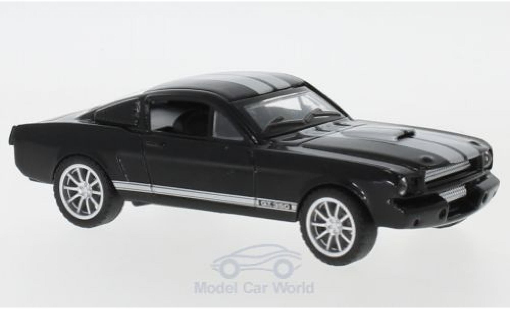Shelby Mustang 1/43 Shelby Collectibles GT350 zwart/grijs 1965 modelauto