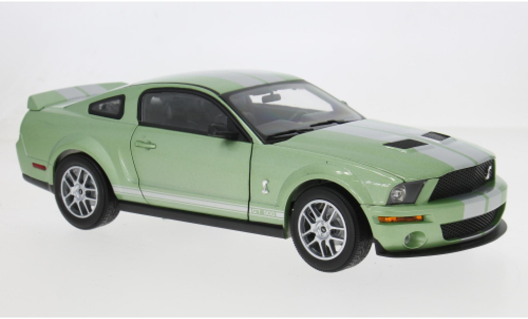 Shelby GT 1/18 Shelby Collectibles 500 groen 2007 1:18 modelauto