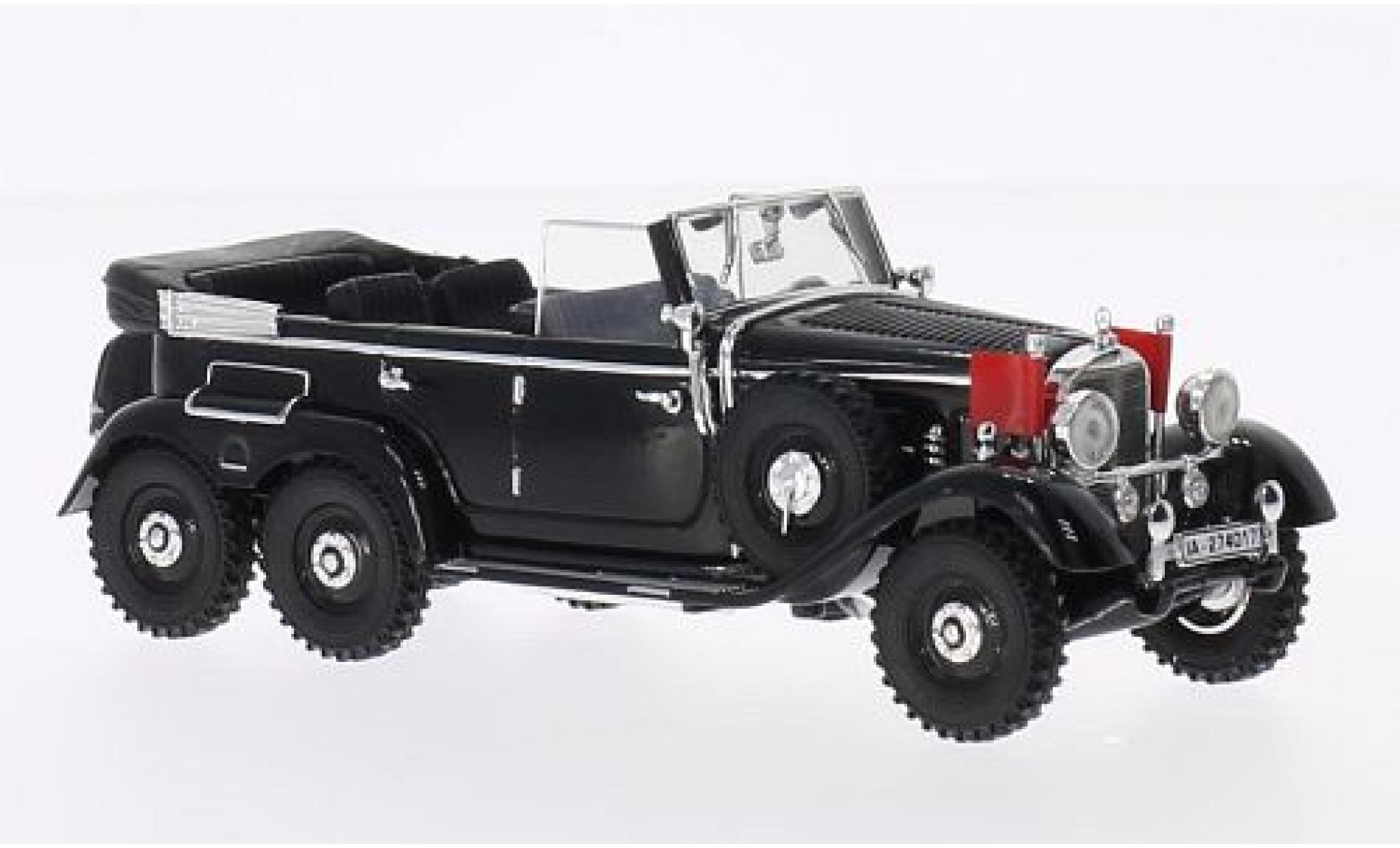 Mercedes G4 1/43 Signature zwart 1938 modelauto