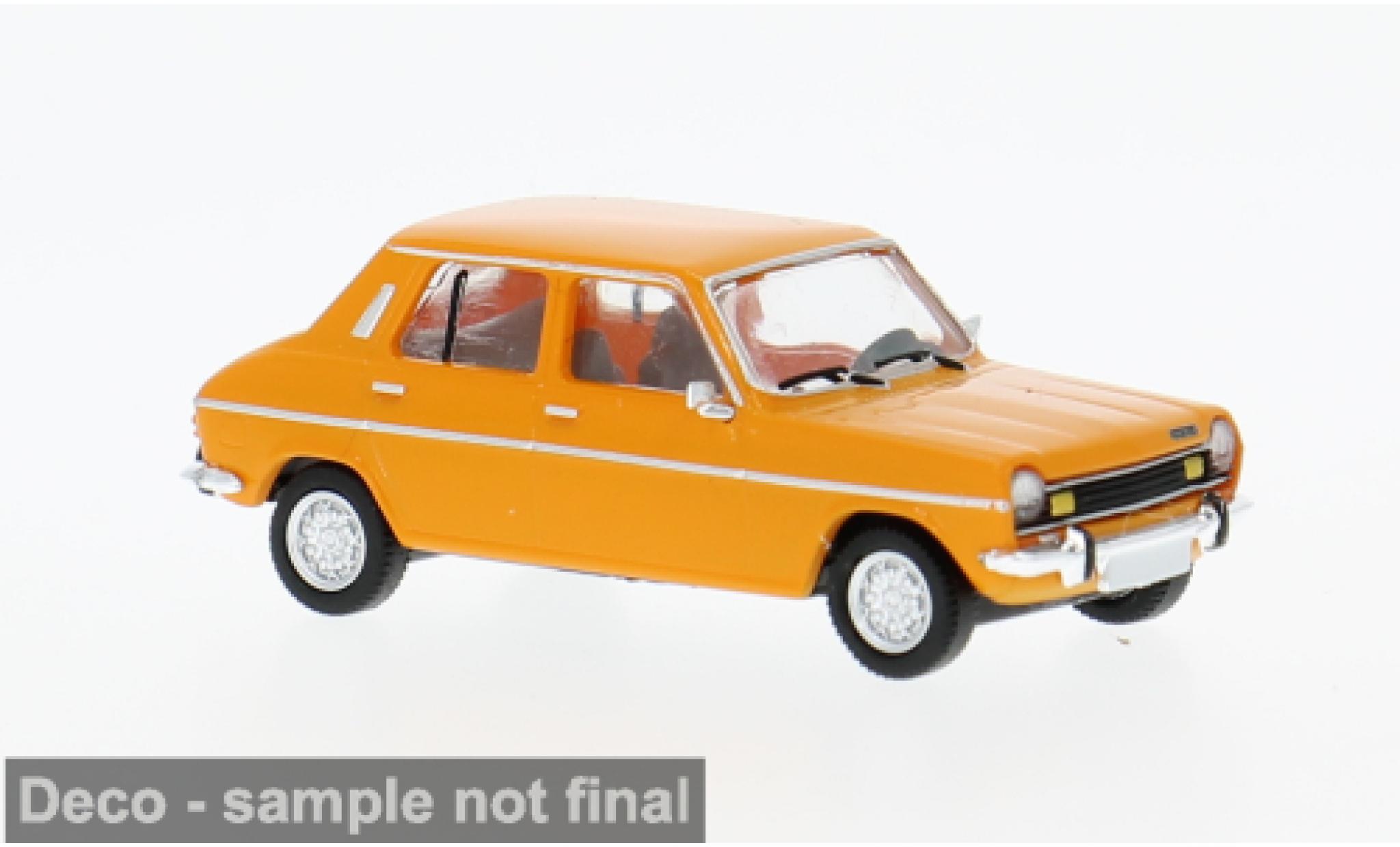 Simca 1100 1/87 PCX87 oranje 1975 1:87 modelauto