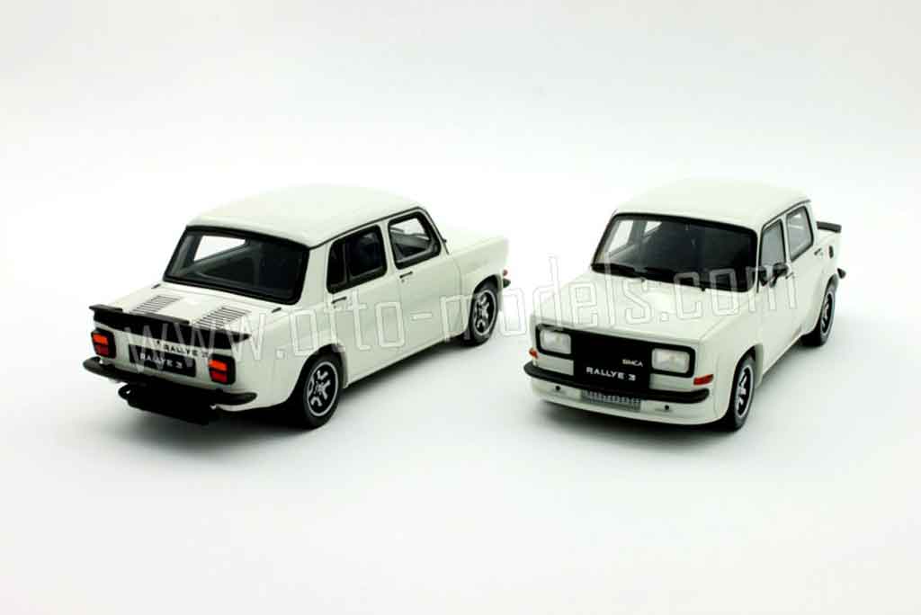 Simca 1000 Rallye 3 3 wit 1/18 Ottomobile