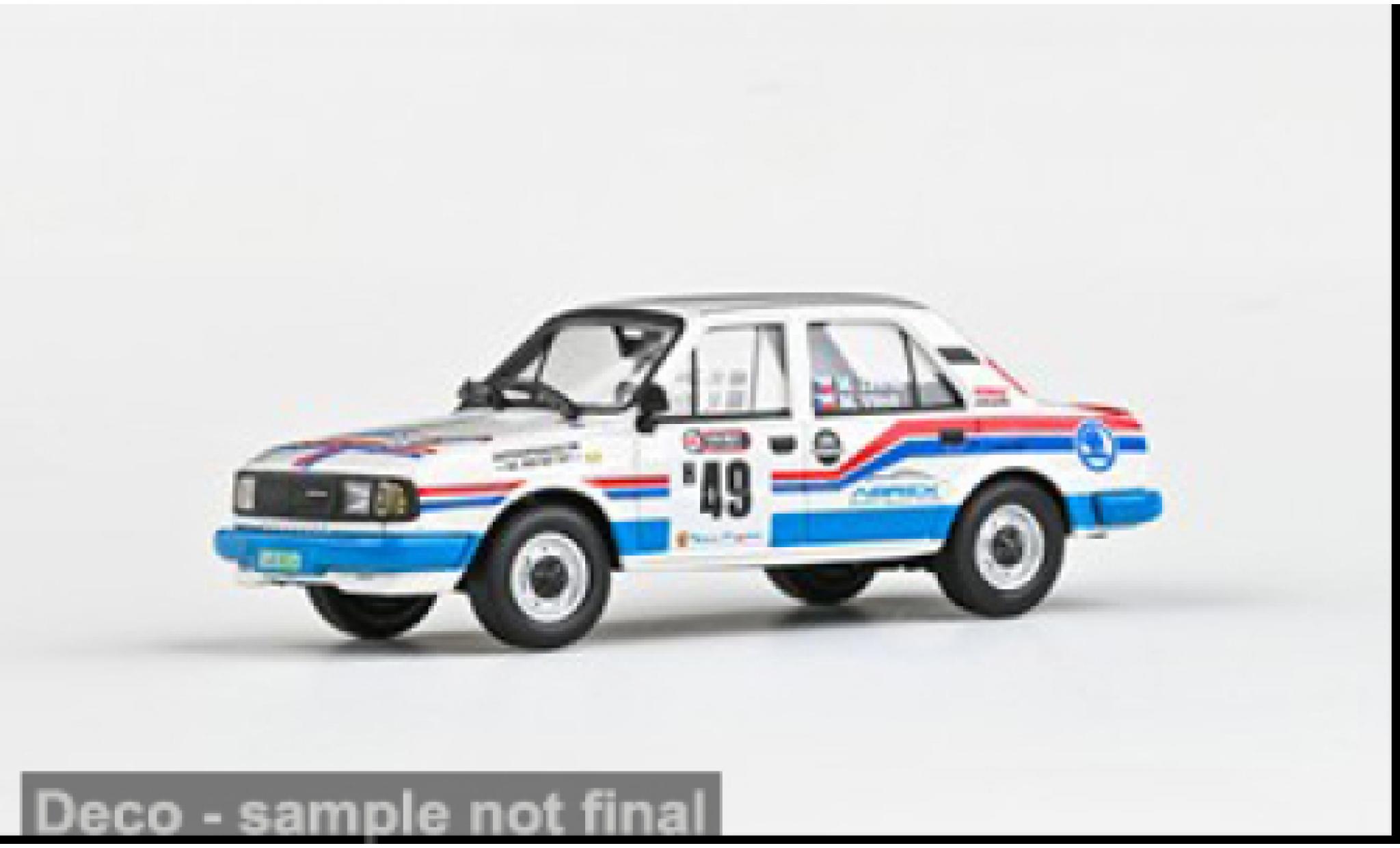 Skoda 120 1/43 Abrex L 2021 #49 M.Zavřel/M.Vt&iacute;pil 1:43 modelauto