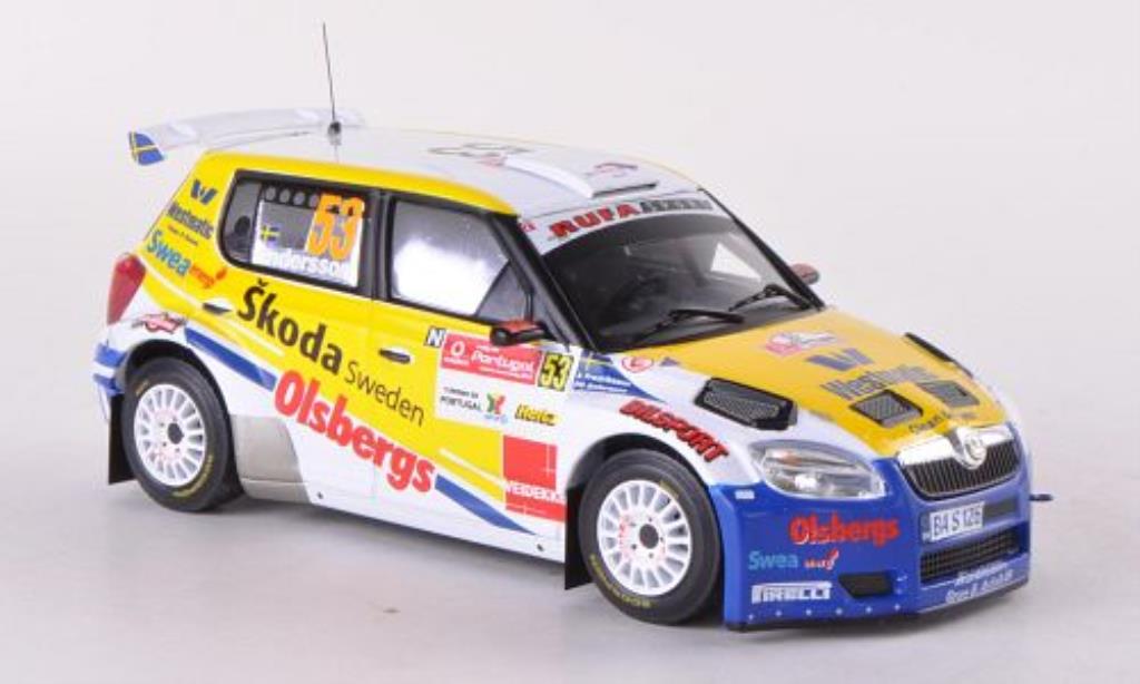 Skoda Fabia S2000 1/43 IXO S2000 No.53 Rufa Sport Rally Portugal 2010 modelauto