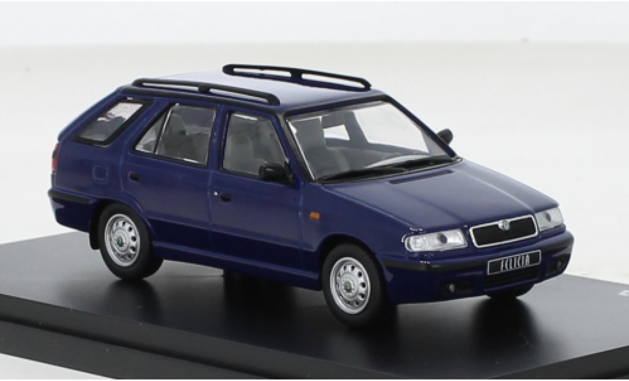 Skoda Felicia 1/43 Abrex FL Combi blauw 1998 1:43 modelauto