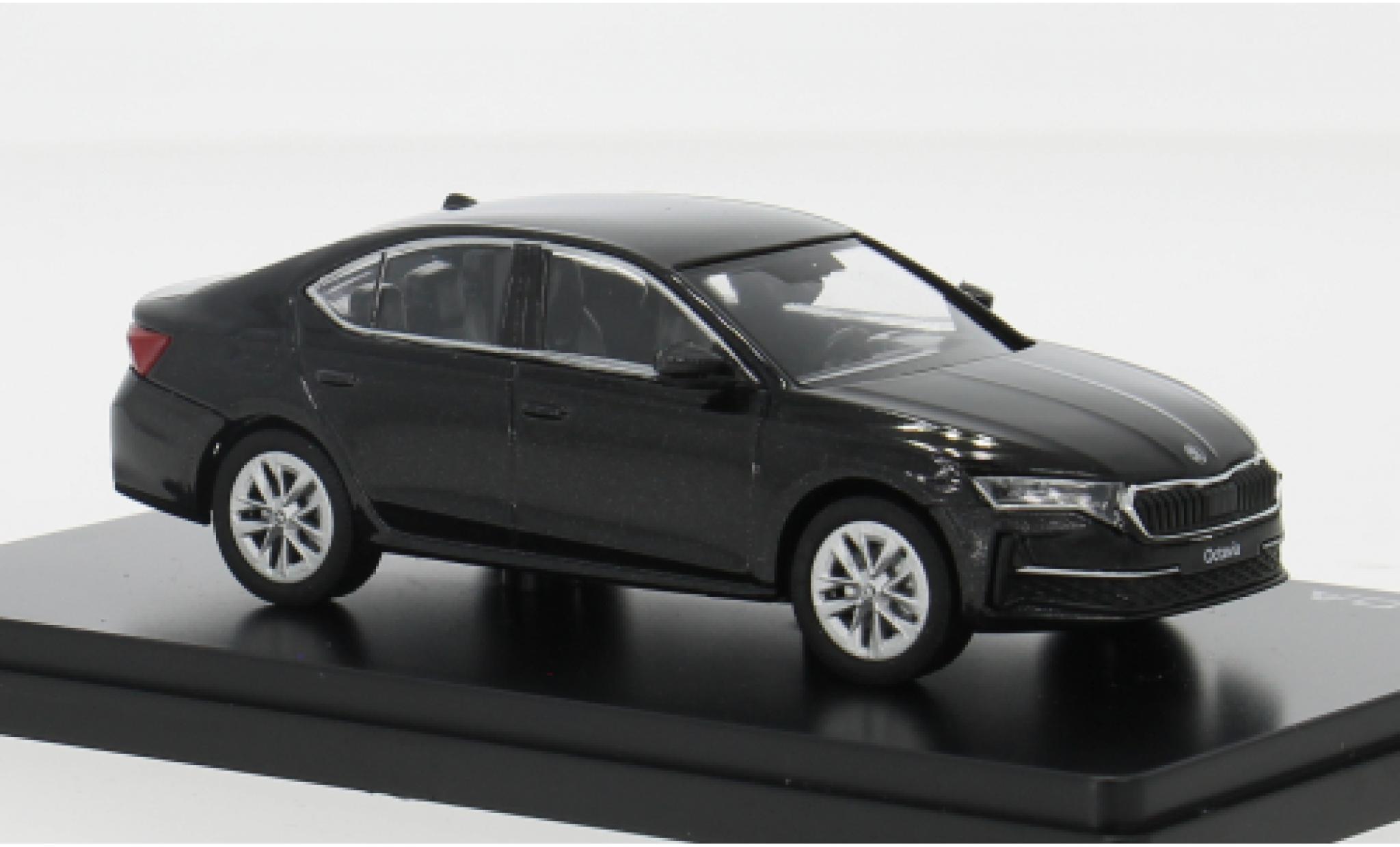 Skoda Octavia 1/43 Abrex IV FL zwart 2024 1:43 modelauto