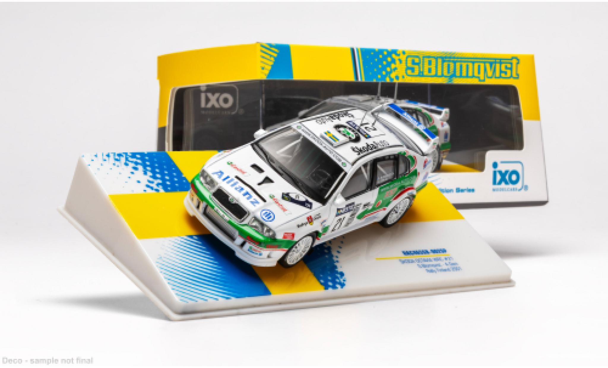 Skoda Octavia 1/43 IXO WRC Rally Finland 2001 #21 S.Blomqvist/A.Goni 1:43 modelauto