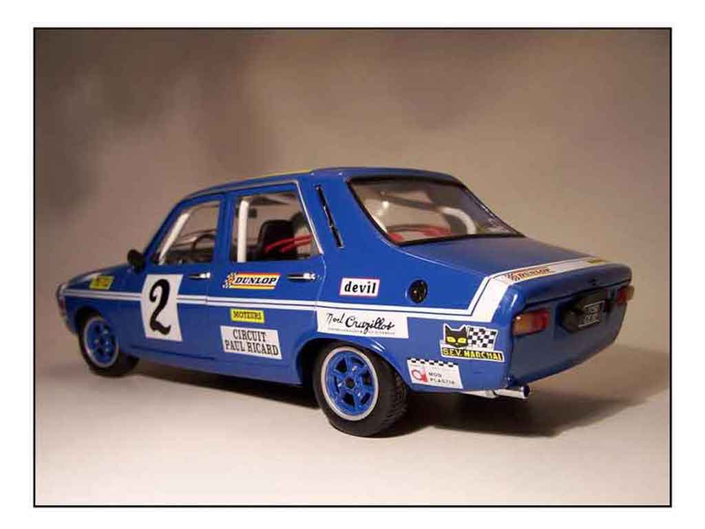 Renault 12 Gordini rallye preparee 1/18 Solido