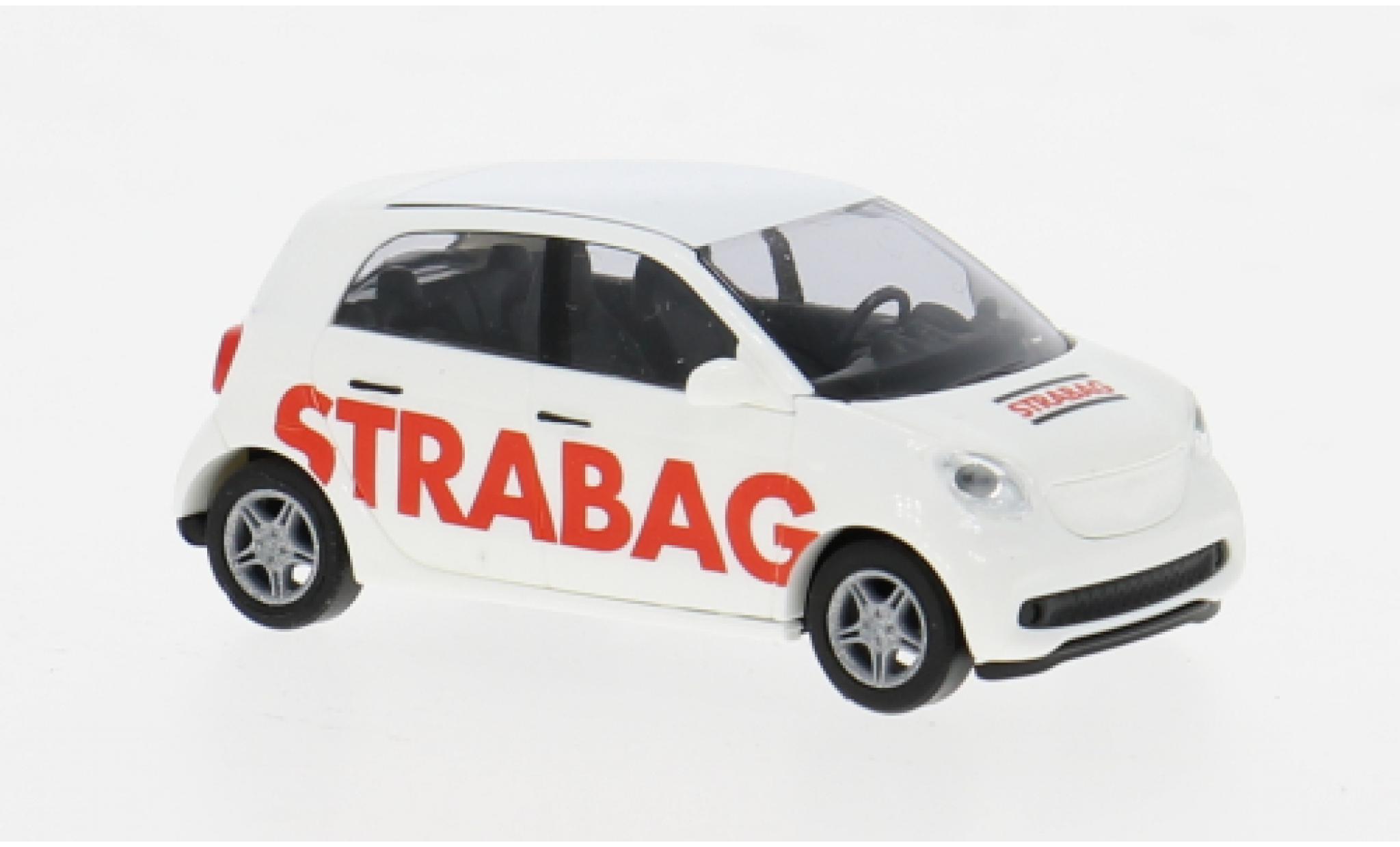 Smart ForFour 1/87 Busch Forfour 14 2014 STRABAG 1:87 modelauto