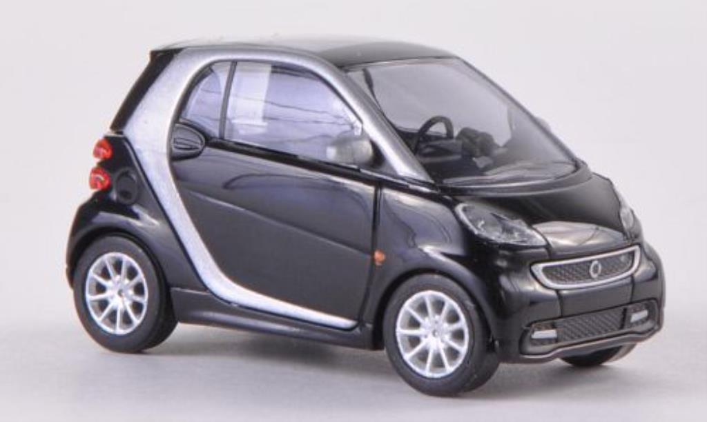 Smart ForTwo coupe 1/87 Busch Fortwo coupe zwart 2012 modelauto