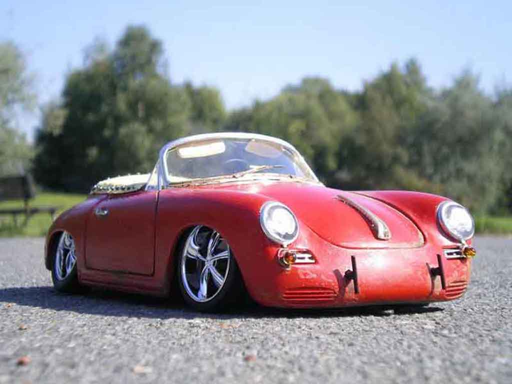 Porsche 356 1/18 Burago old school modelauto