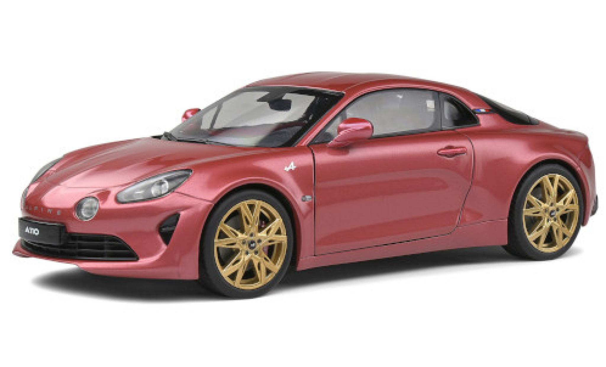 Alpine A110 1/18 Solido Pure Color Edition metallic roze 2020 modelauto