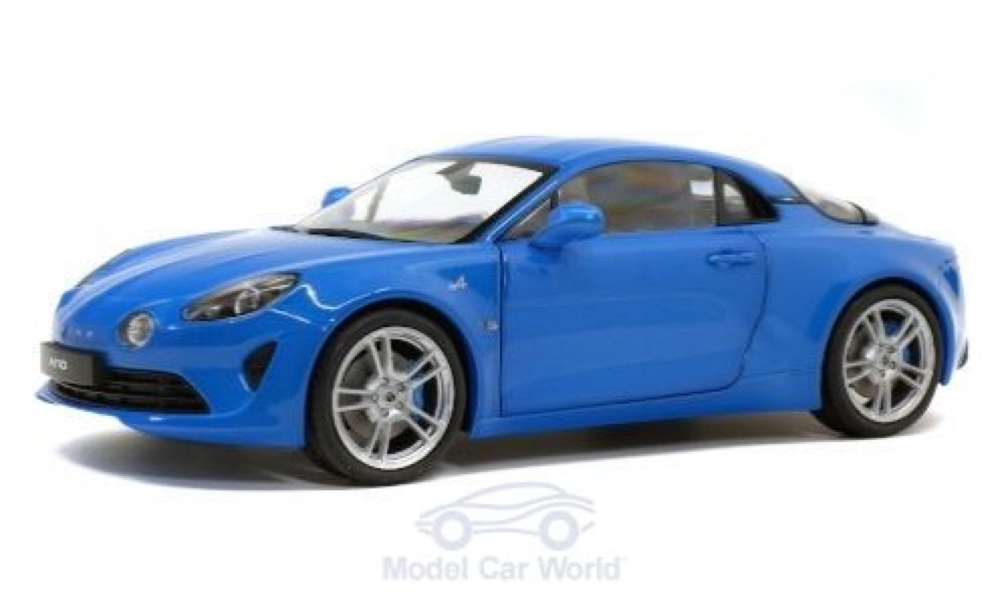 Alpine A110 1/18 Solido Pure metallic blauw 2018 modelauto