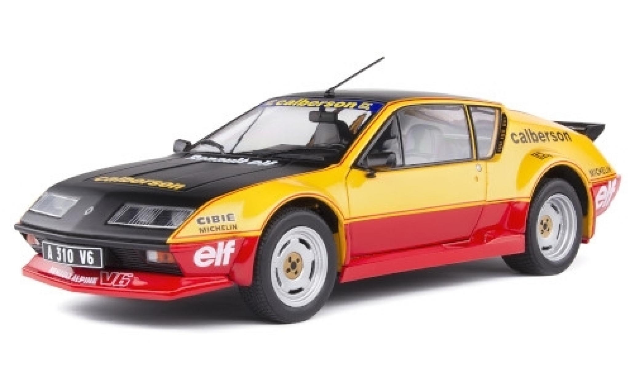 Alpine A310 1/18 Solido Renault Pack GT oranje Calberson Evocation 1983 modelauto