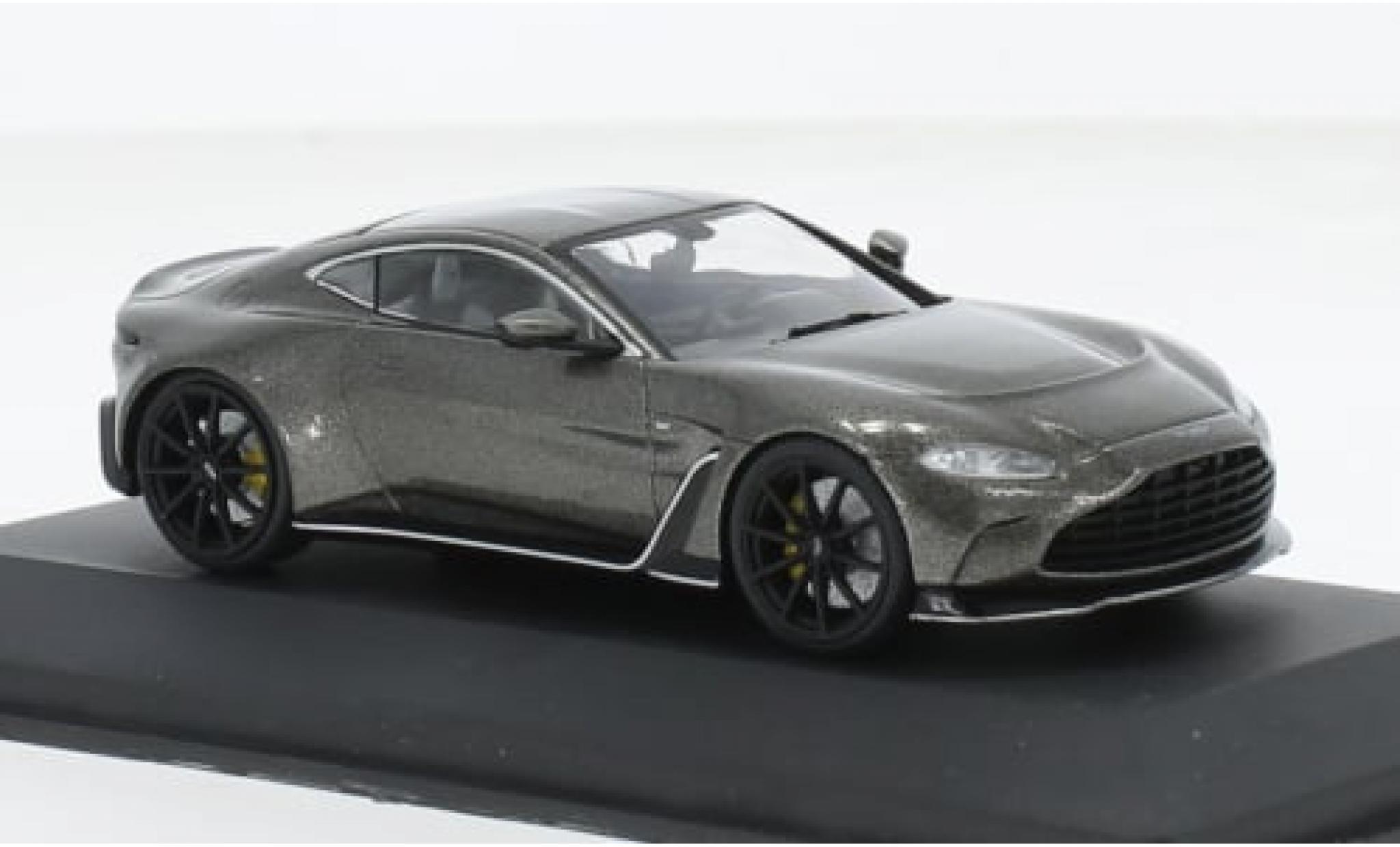 Aston Martin Vantage 1/43 Solido V12 metallic grijs 1:43 modelauto