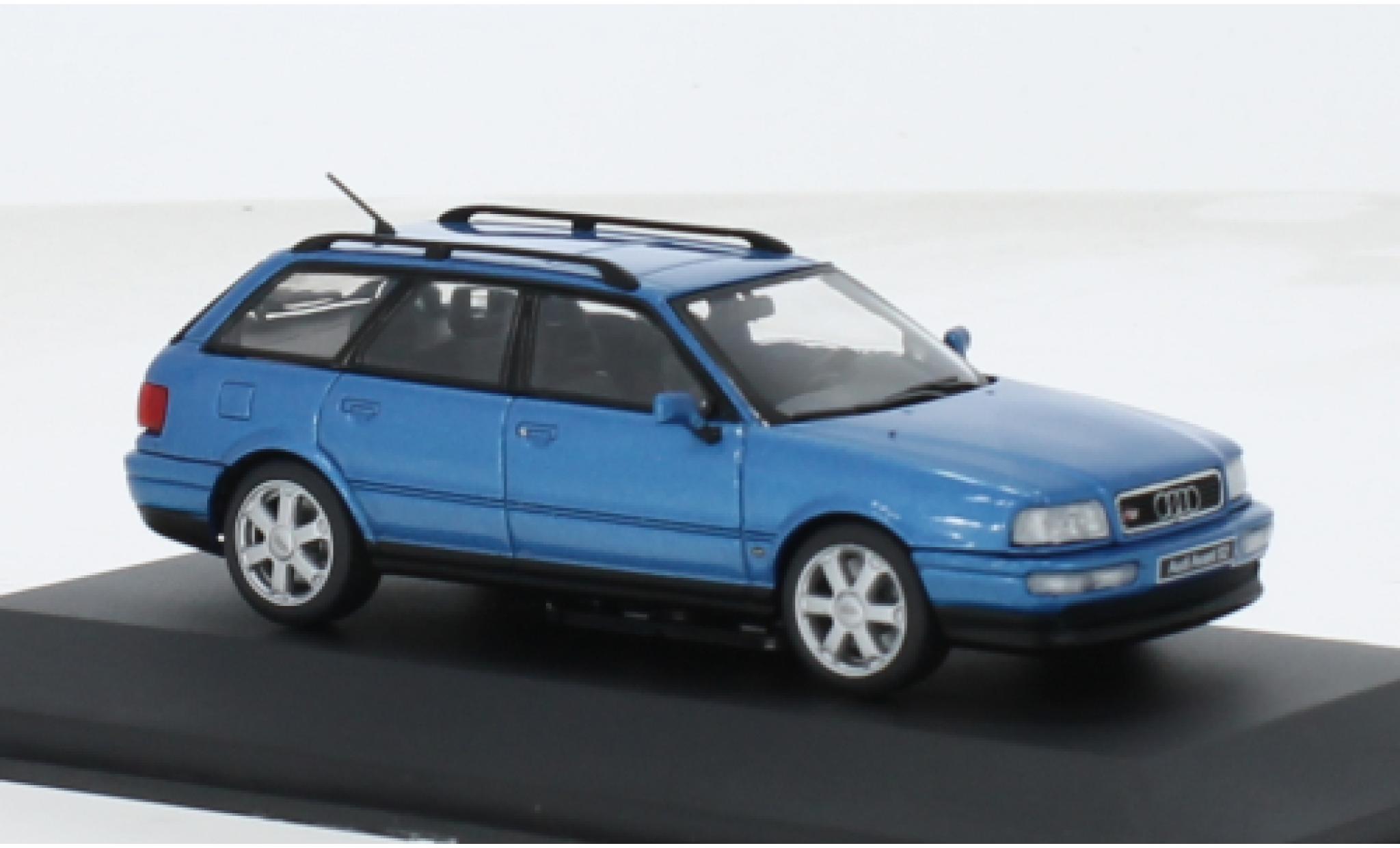 Audi S2 1/43 Solido Avant blauw 1:43 modelauto