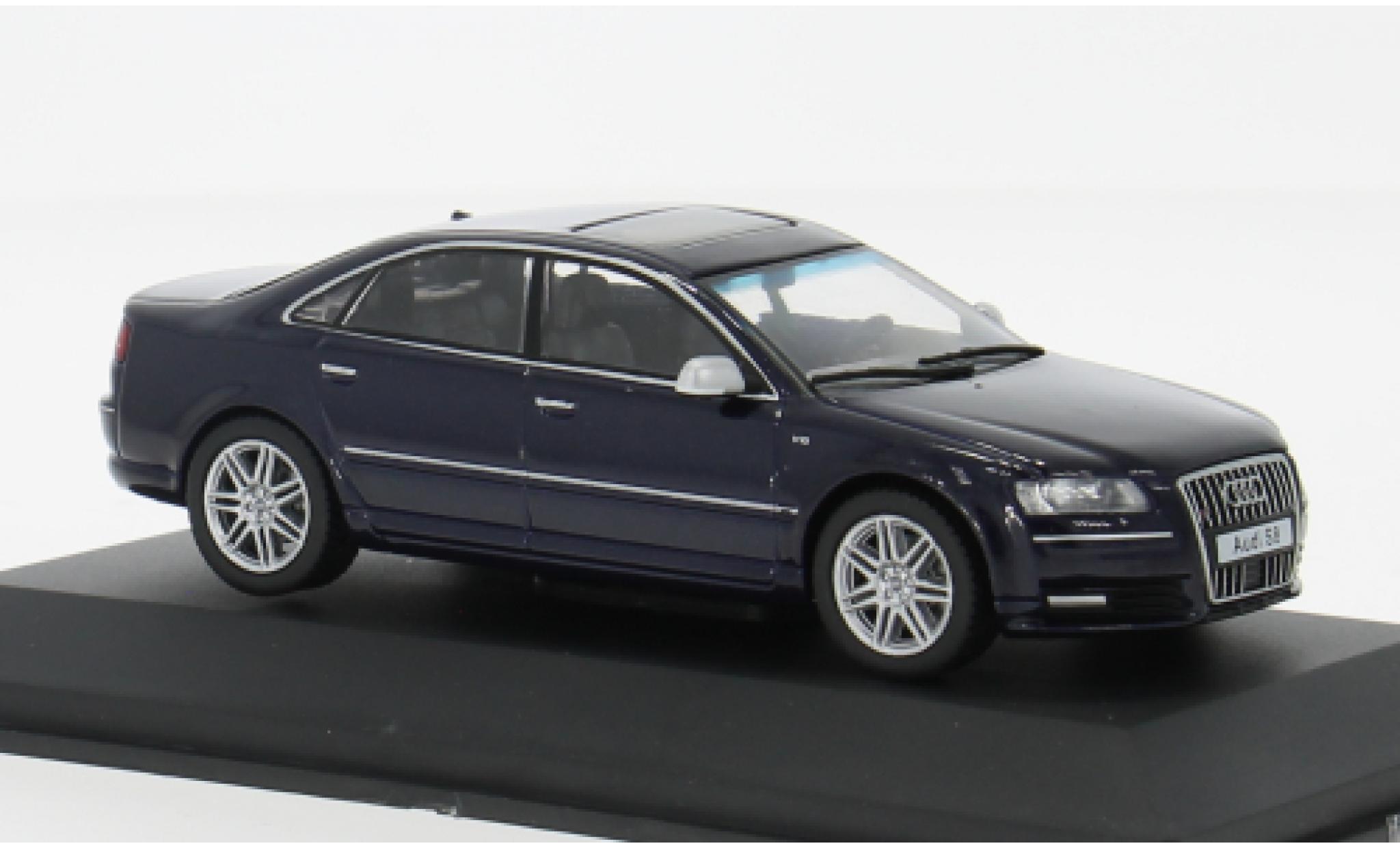 Audi S8 1/43 Solido (D3) blauw 2010 1:43 modelauto