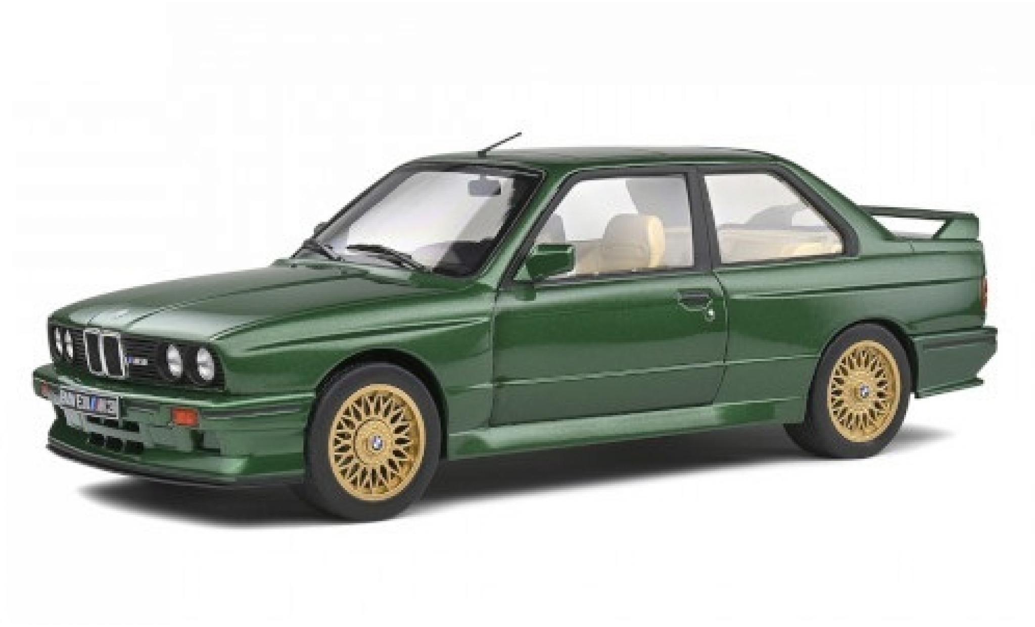 Bmw M3 1/18 Solido (E30) metallic groen 1990 modelauto