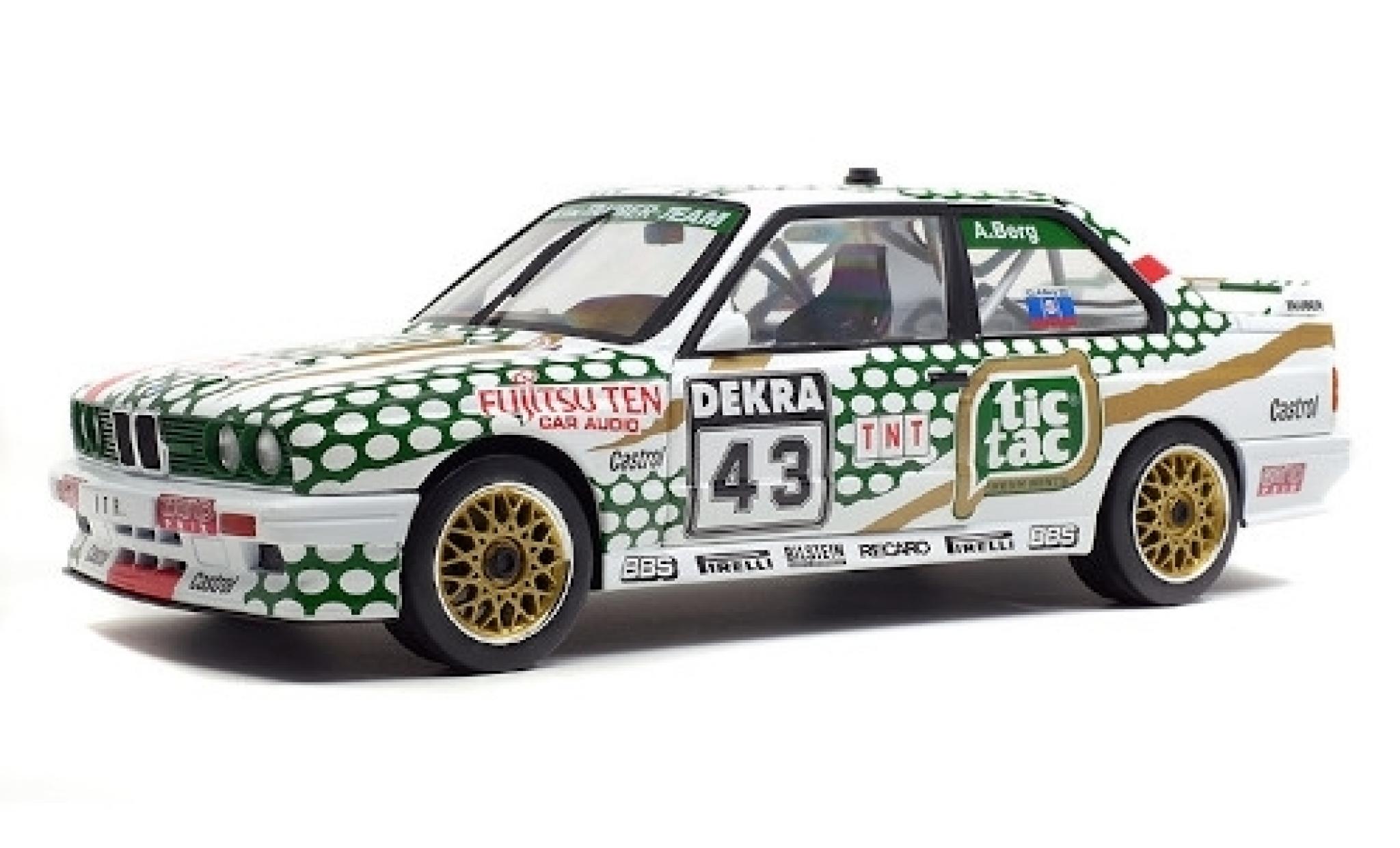 Bmw M3 1/18 Solido (E30) No.43 Tauber Tic Tac DTM 1991 A.Berg modelauto