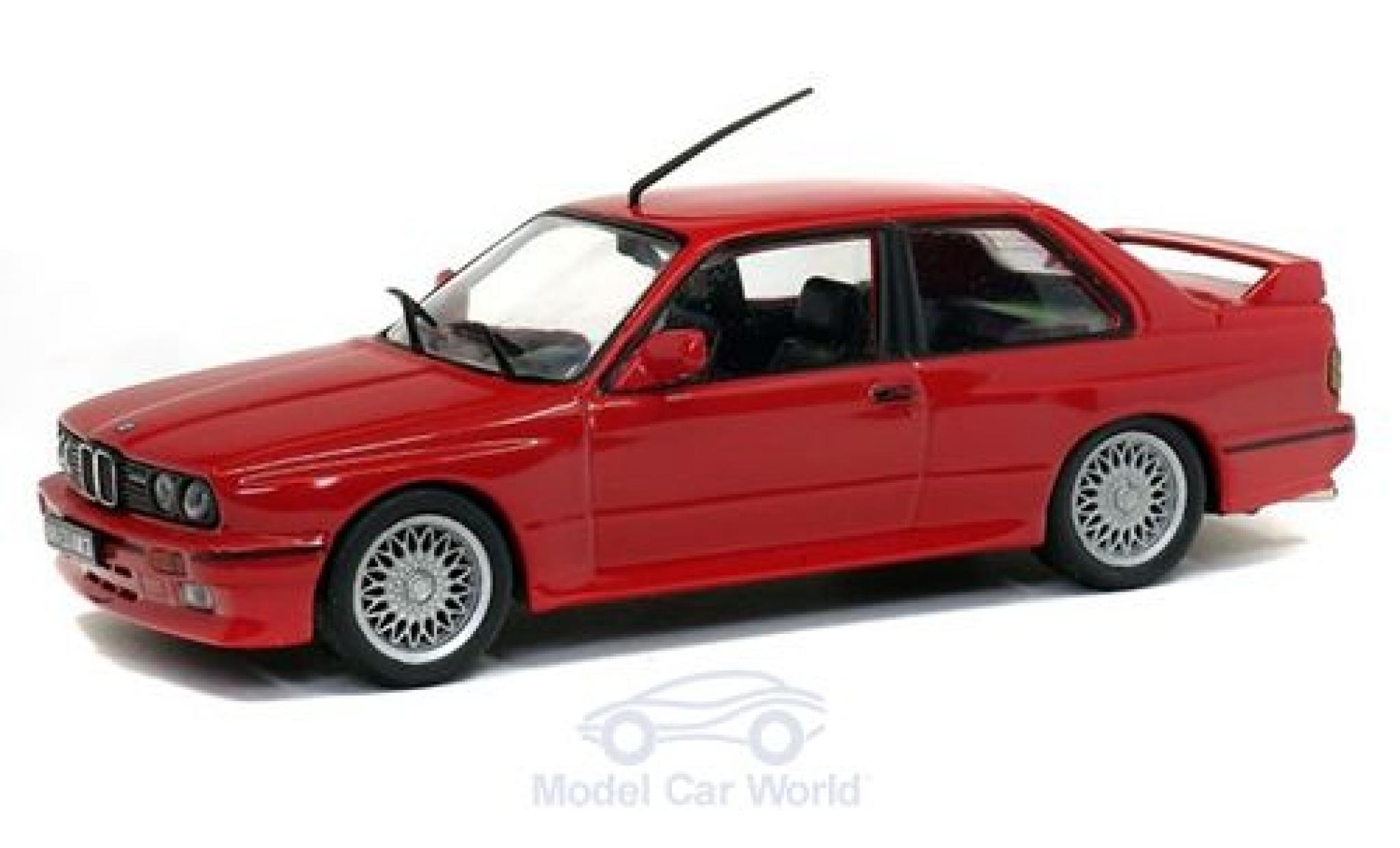 Bmw M3 1/43 Solido (E30) rood 1988 modelauto