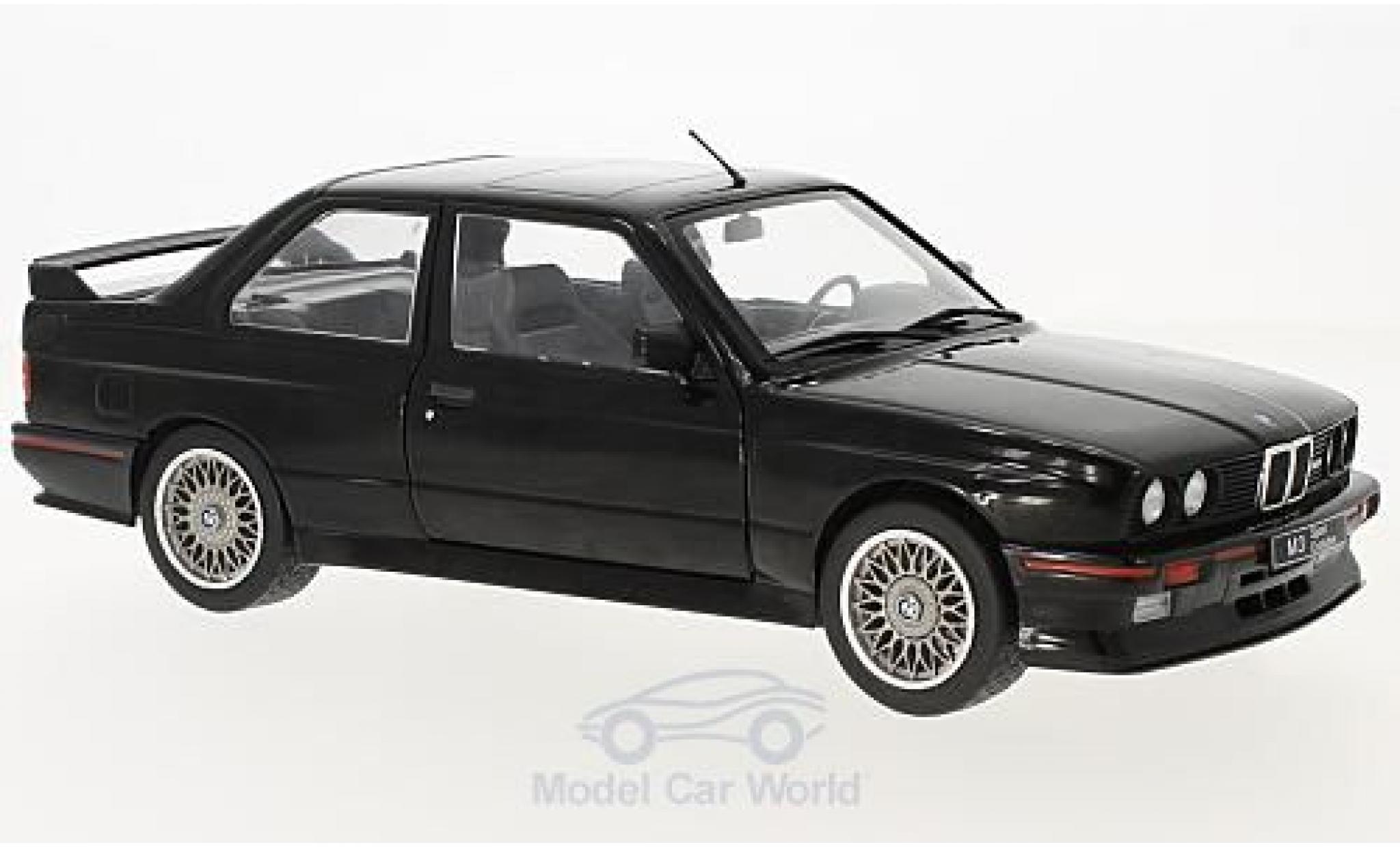 Bmw M3 1/18 Solido (E30) Sport Evo zwart 1990 modelauto