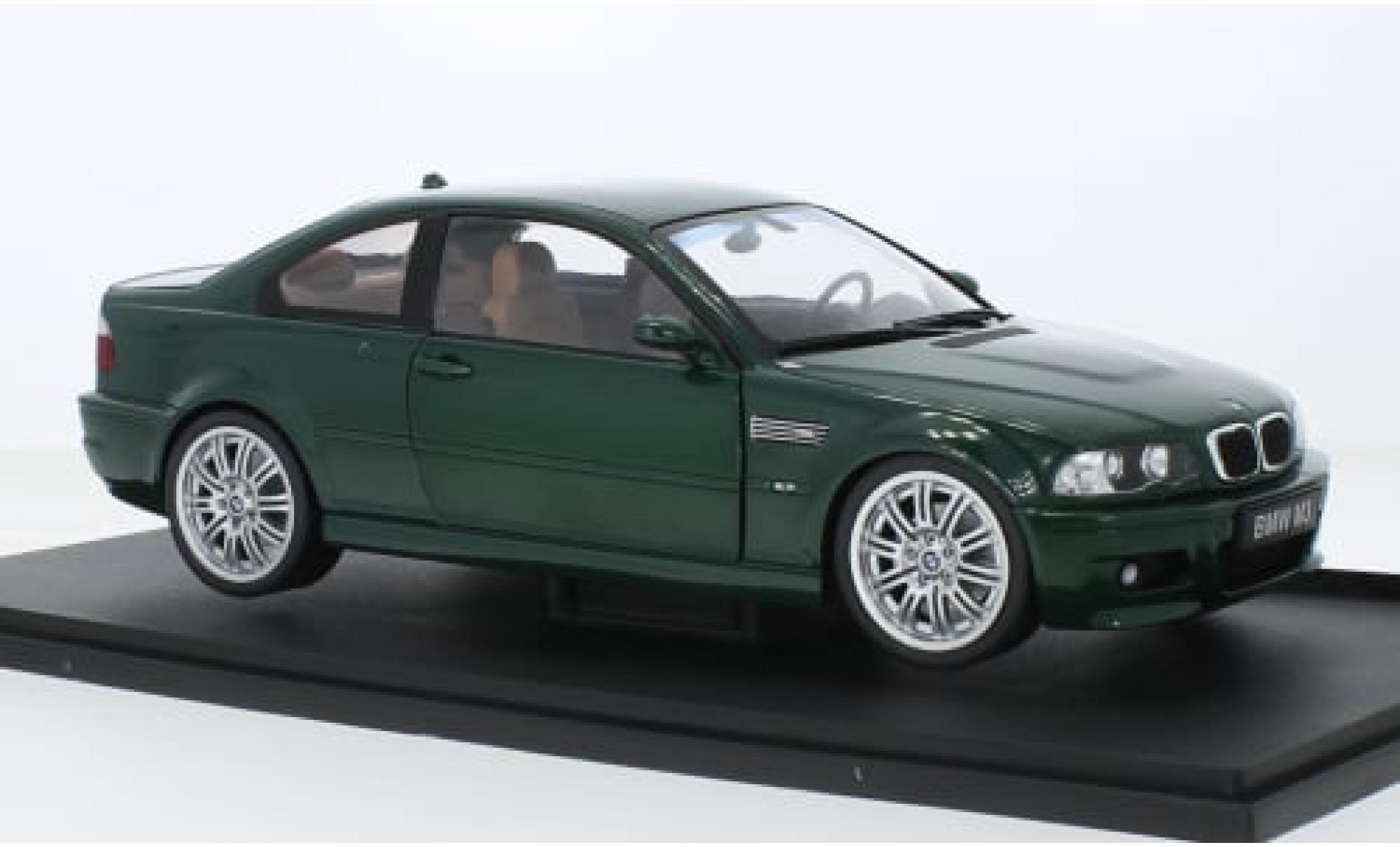 Bmw M3 1/18 Solido (E46) metallic groen 2000 1:18 modelauto