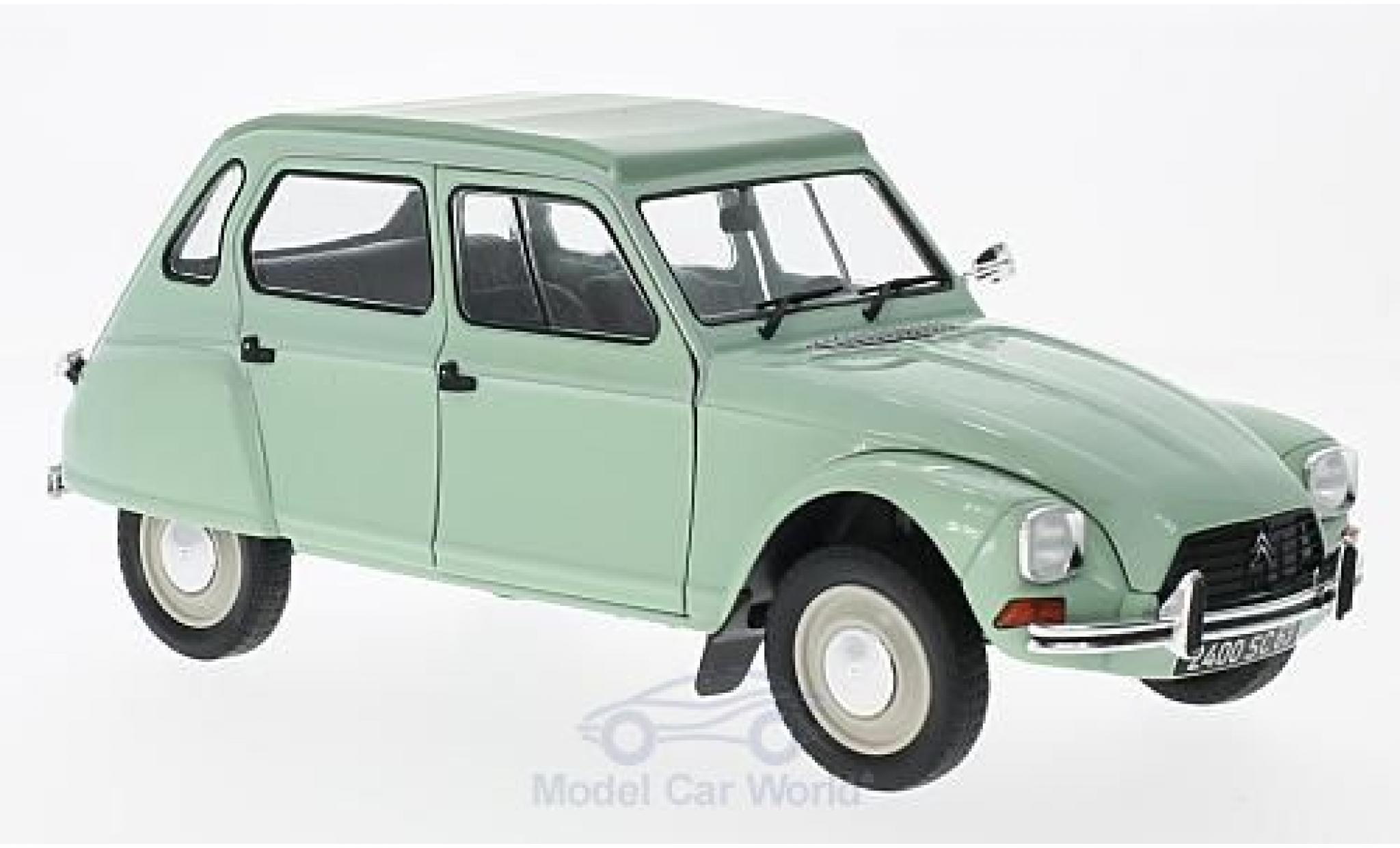 Citroen Dyane 1/18 Solido 6 groen 1967 modelauto