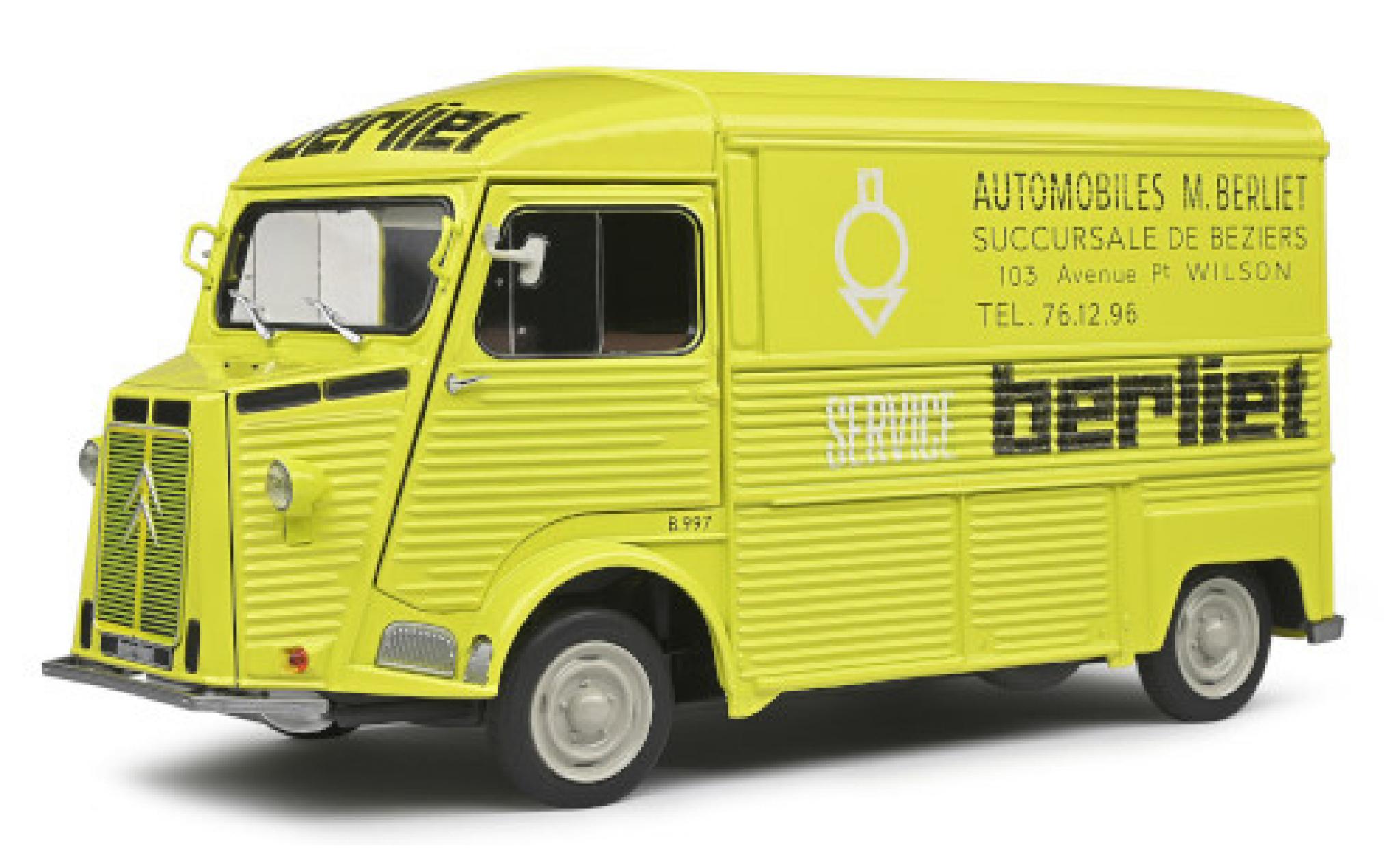 Citroen Type HY 1/18 Solido Service Berliet 1969 modelauto